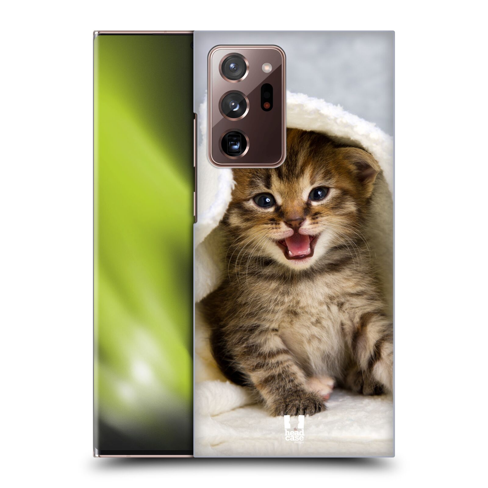Plastový obal HEAD CASE na mobil Samsung Galaxy Note 20 ULTRA vzor Kočičky koťata foto kotě v ručníku