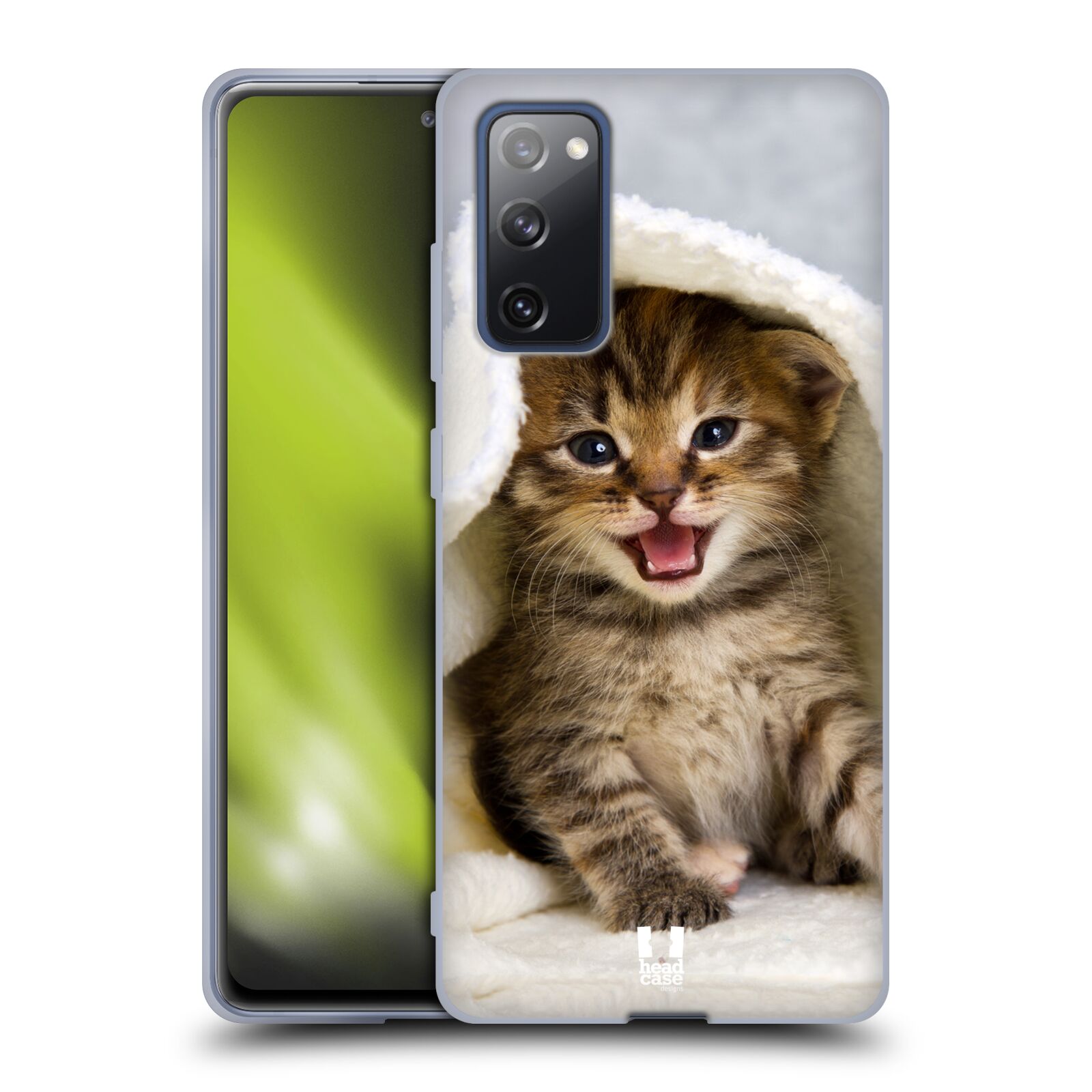 Plastový obal HEAD CASE na mobil Samsung Galaxy S20 FE / S20 FE 5G vzor Kočičky koťata foto kotě v ručníku