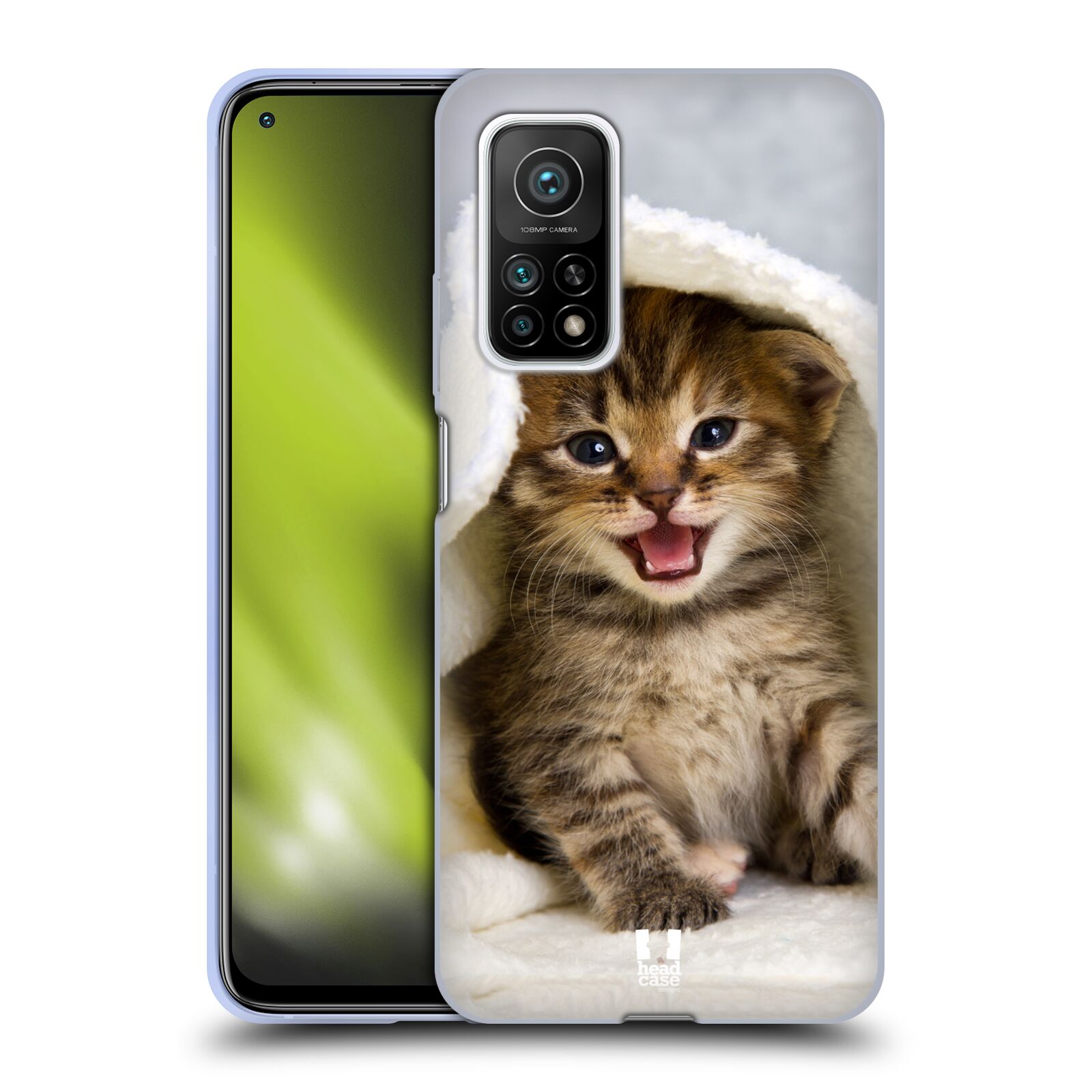 Plastový obal HEAD CASE na mobil Xiaomi Mi 10T a Mi 10T PRO vzor Kočičky koťata foto kotě v ručníku