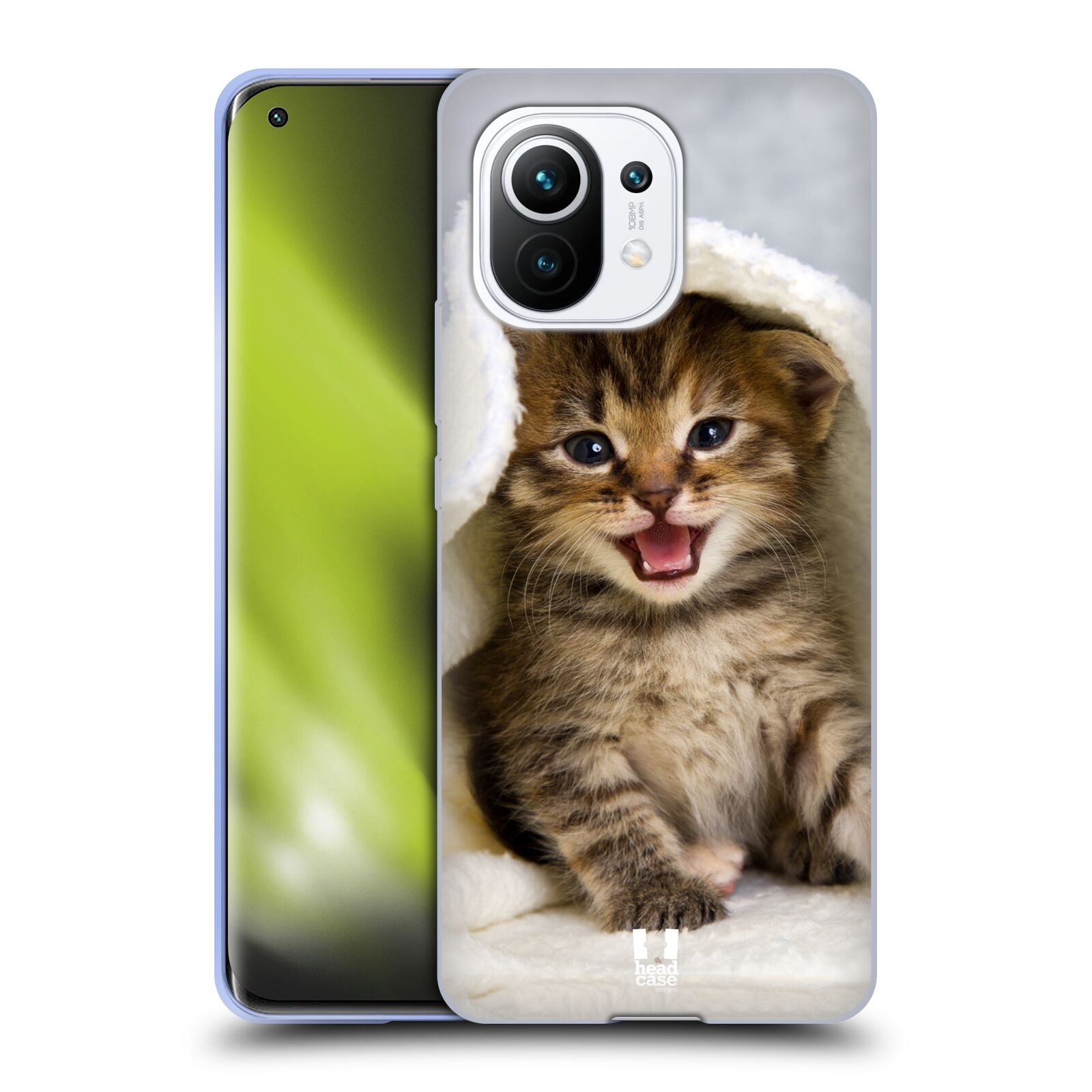 Plastový obal HEAD CASE na mobil Xiaomi Mi 11 vzor Kočičky koťata foto kotě v ručníku