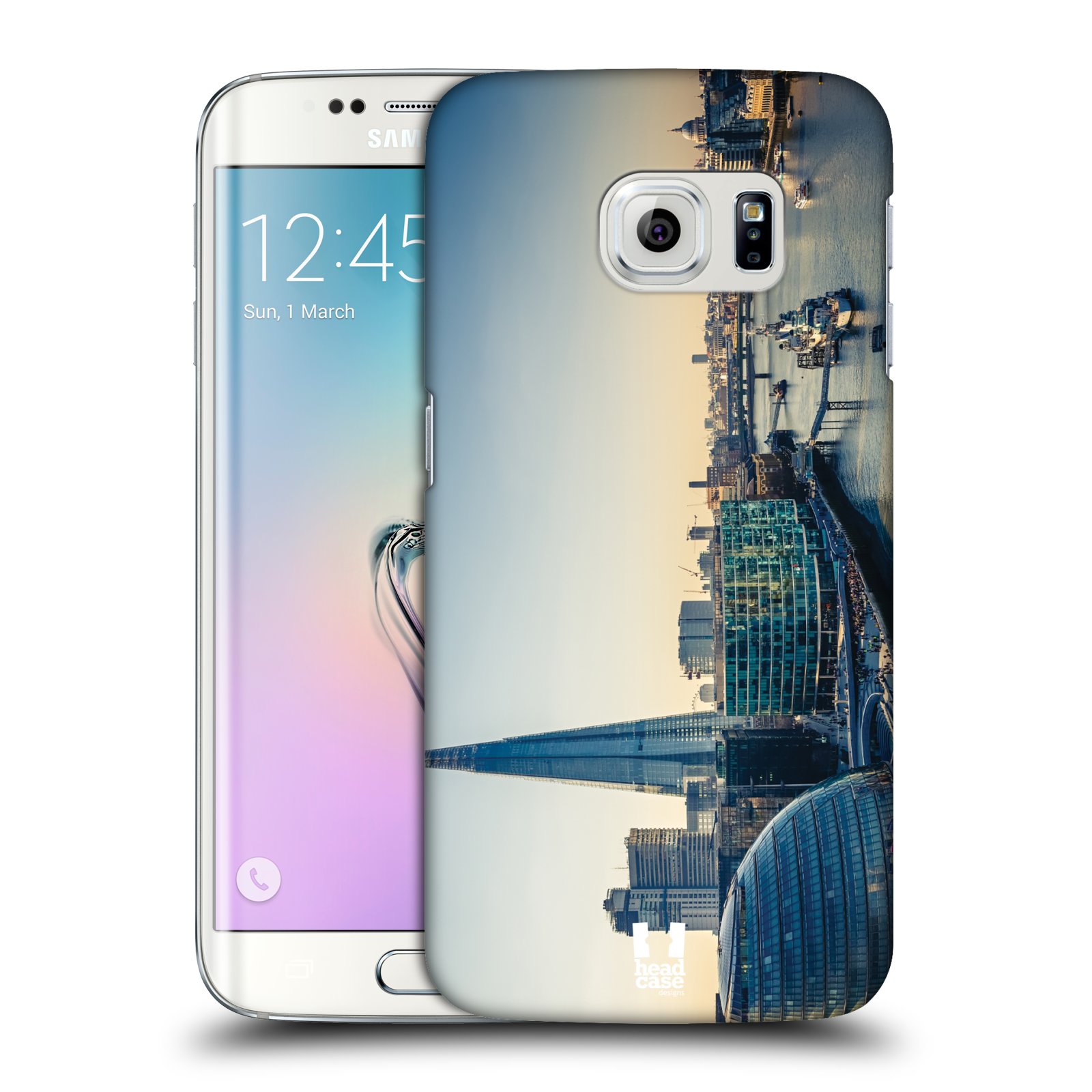 HEAD CASE plastový obal na mobil SAMSUNG Galaxy S6 EDGE (G9250, G925, G925F) vzor Panoramata měst horizontální foto POHLED NA TEMŽI