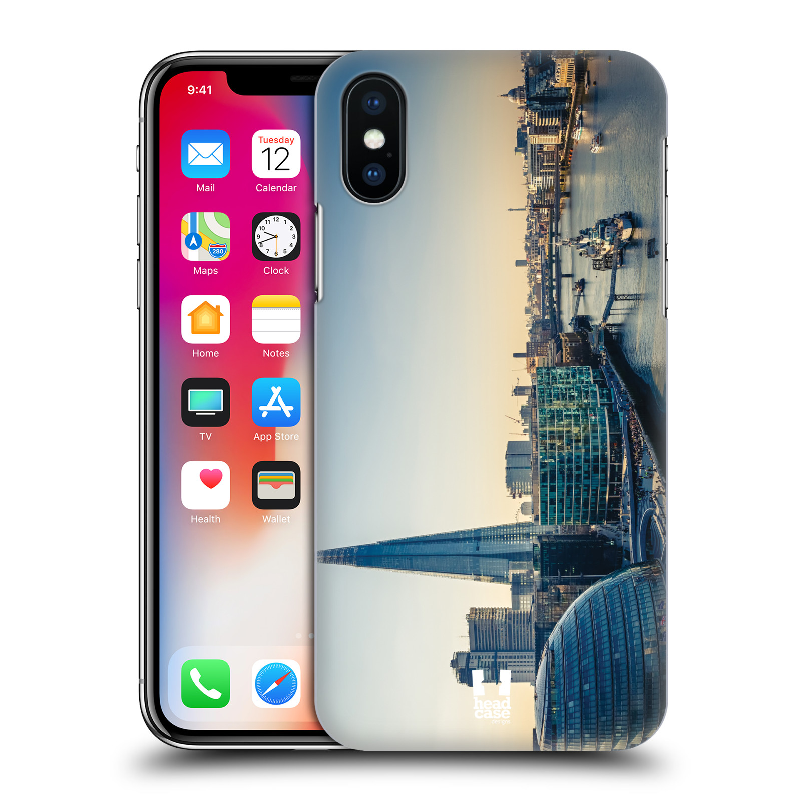HEAD CASE plastový obal na mobil Apple Iphone X / XS vzor Panoramata měst horizontální foto POHLED NA TEMŽI