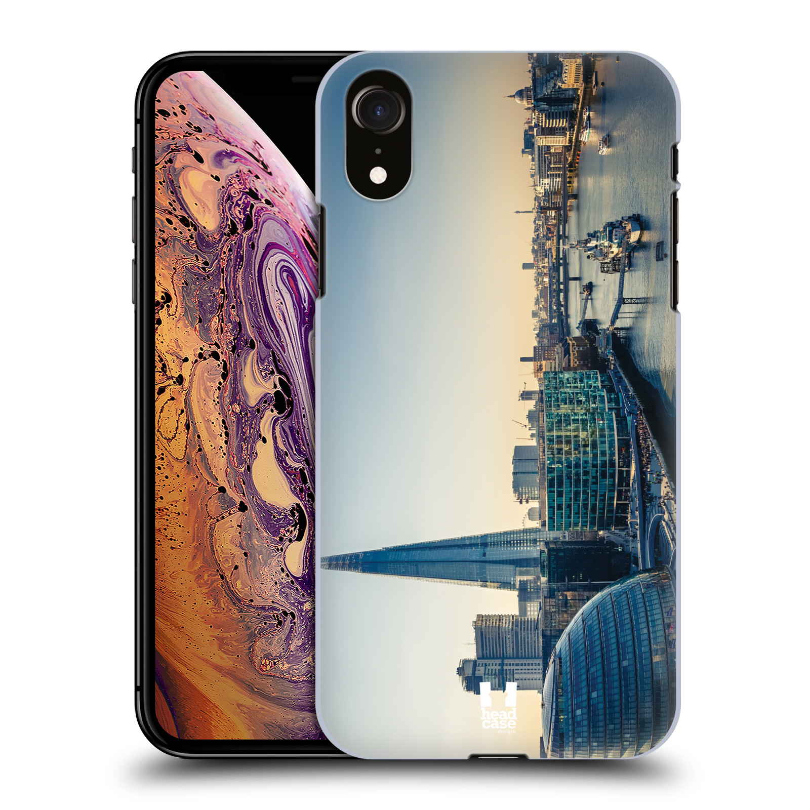 HEAD CASE plastový obal na mobil Apple Iphone XR vzor Panoramata měst horizontální foto POHLED NA TEMŽI