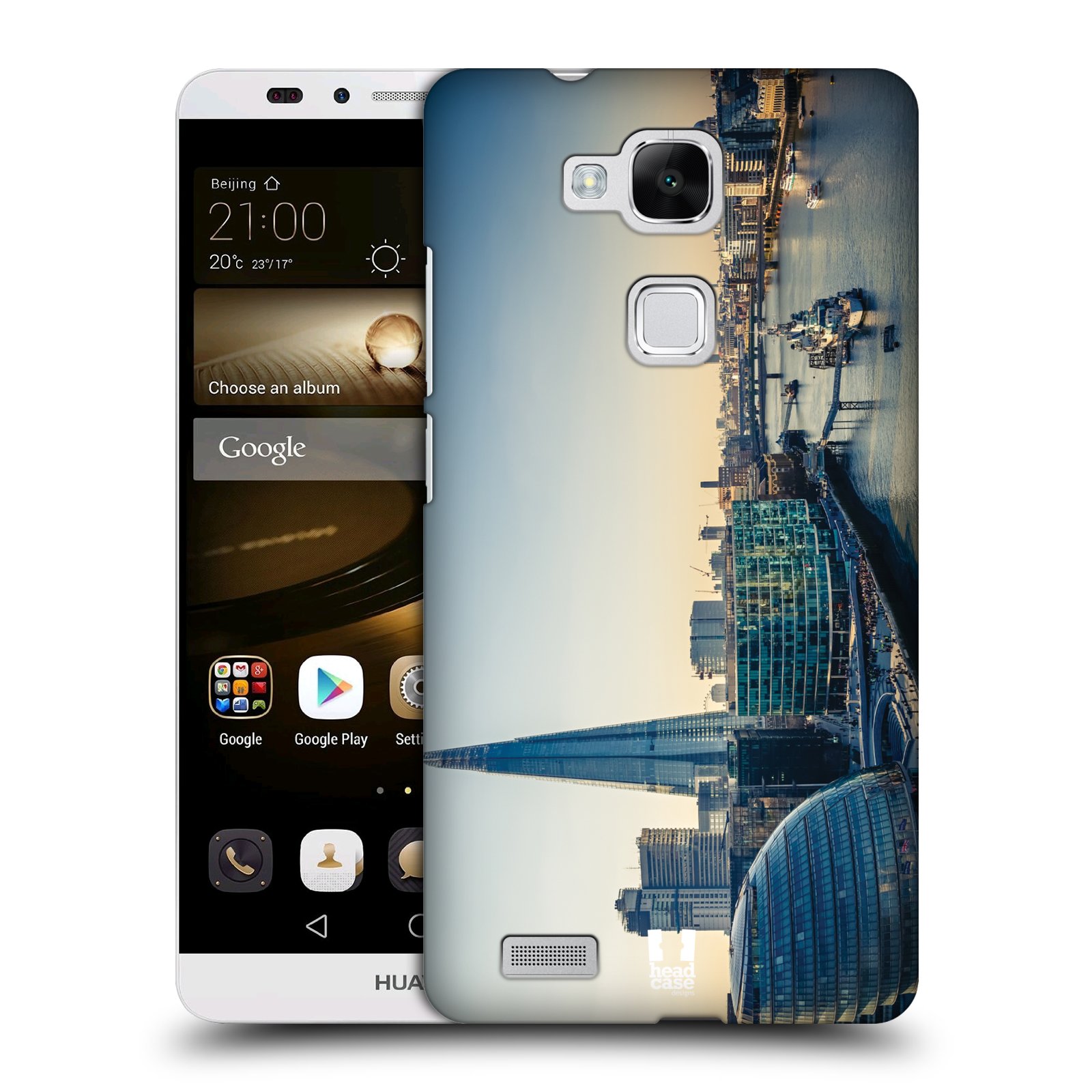 HEAD CASE plastový obal na mobil Huawei Mate 7 vzor Panoramata měst horizontální foto POHLED NA TEMŽI