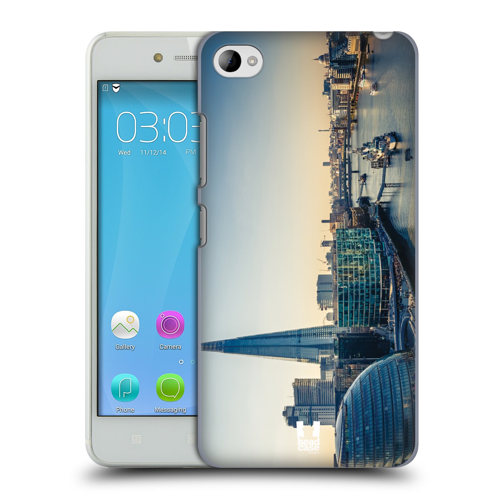HEAD CASE pevný plastový obal na mobil LENOVO S90 vzor Panoramata měst horizontální foto POHLED NA TEMŽI