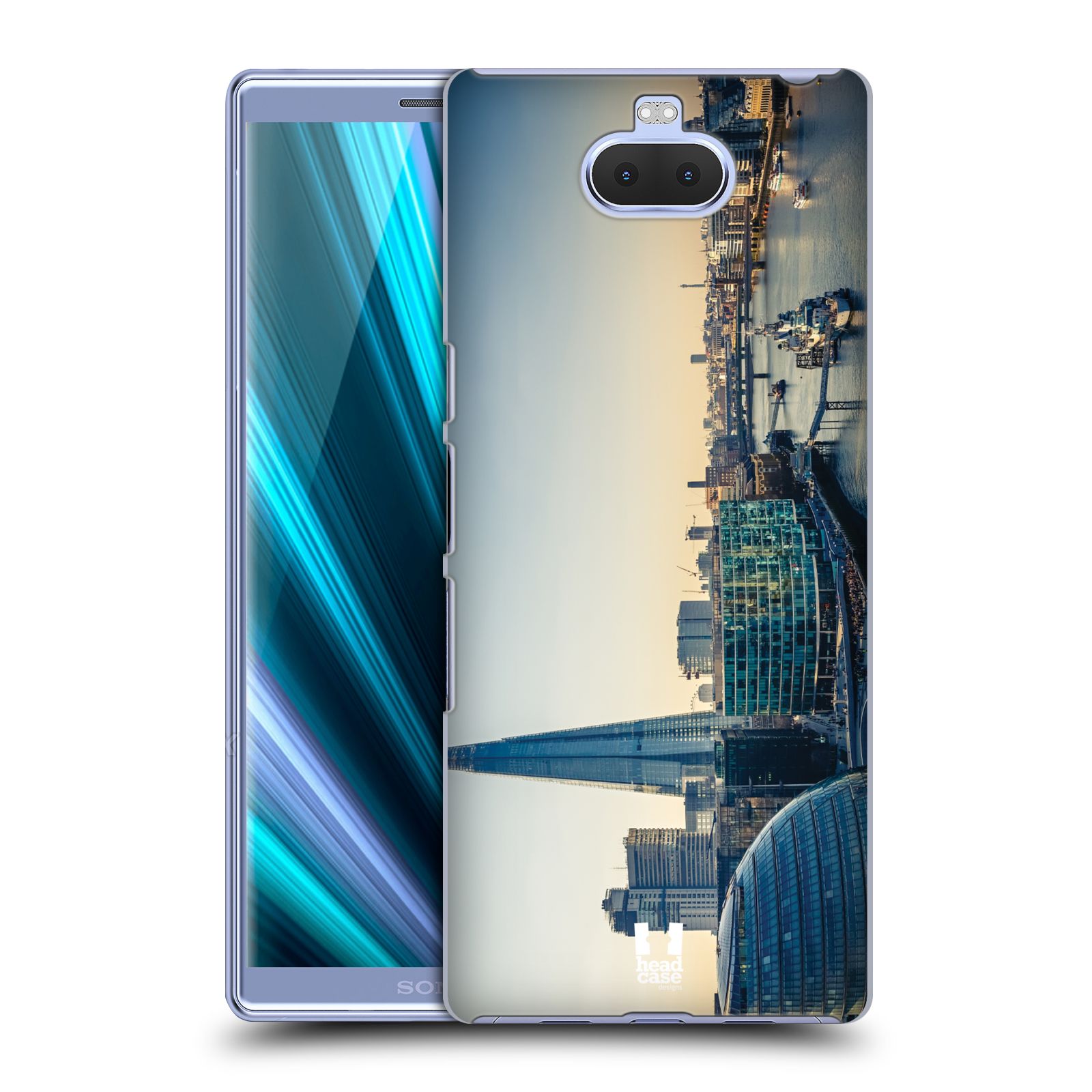 Pouzdro na mobil Sony Xperia 10 - Head Case - vzor Panoramata měst horizontální foto POHLED NA TEMŽI