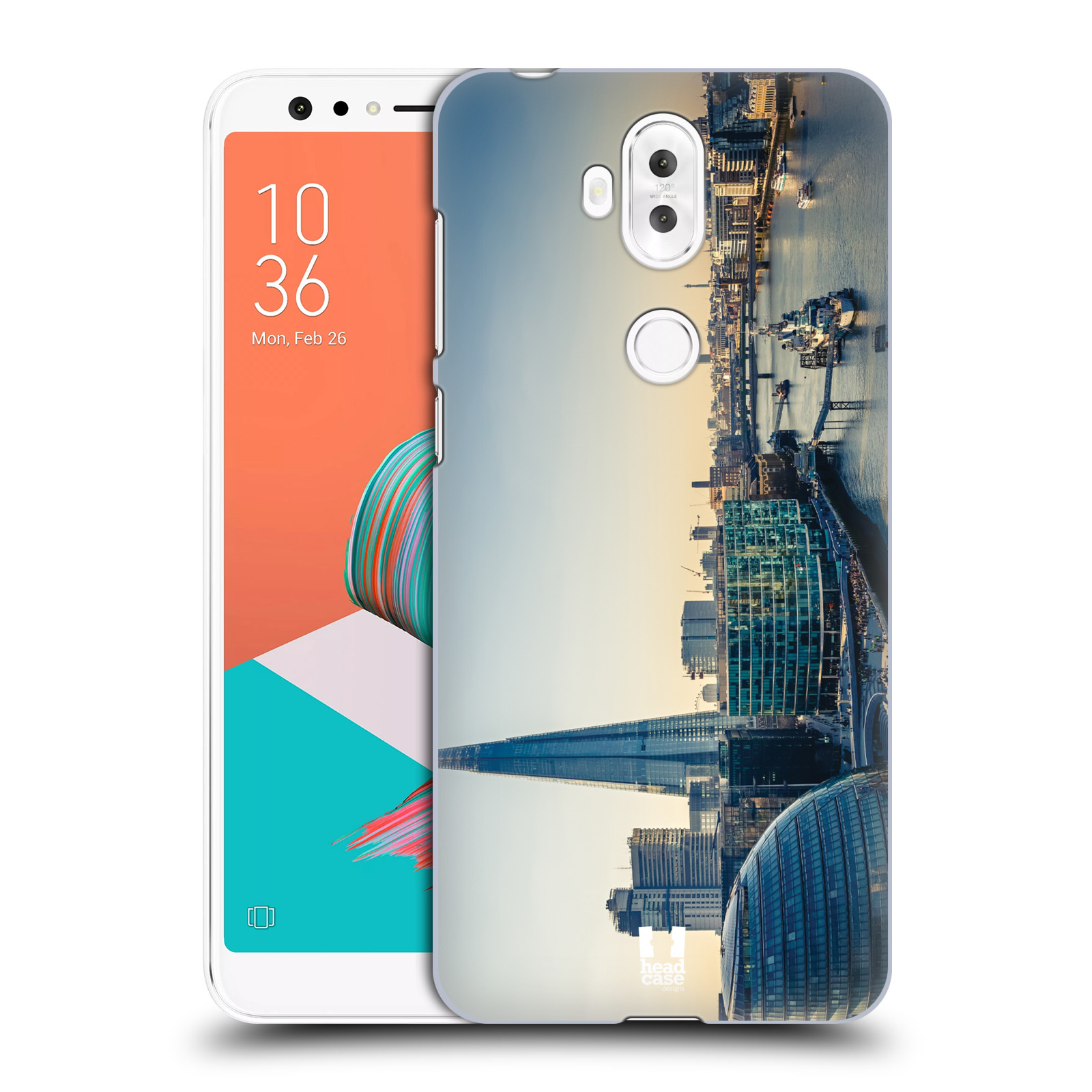 HEAD CASE plastový obal na mobil Asus Zenfone 5 LITE ZC600KL vzor Panoramata měst horizontální foto POHLED NA TEMŽI
