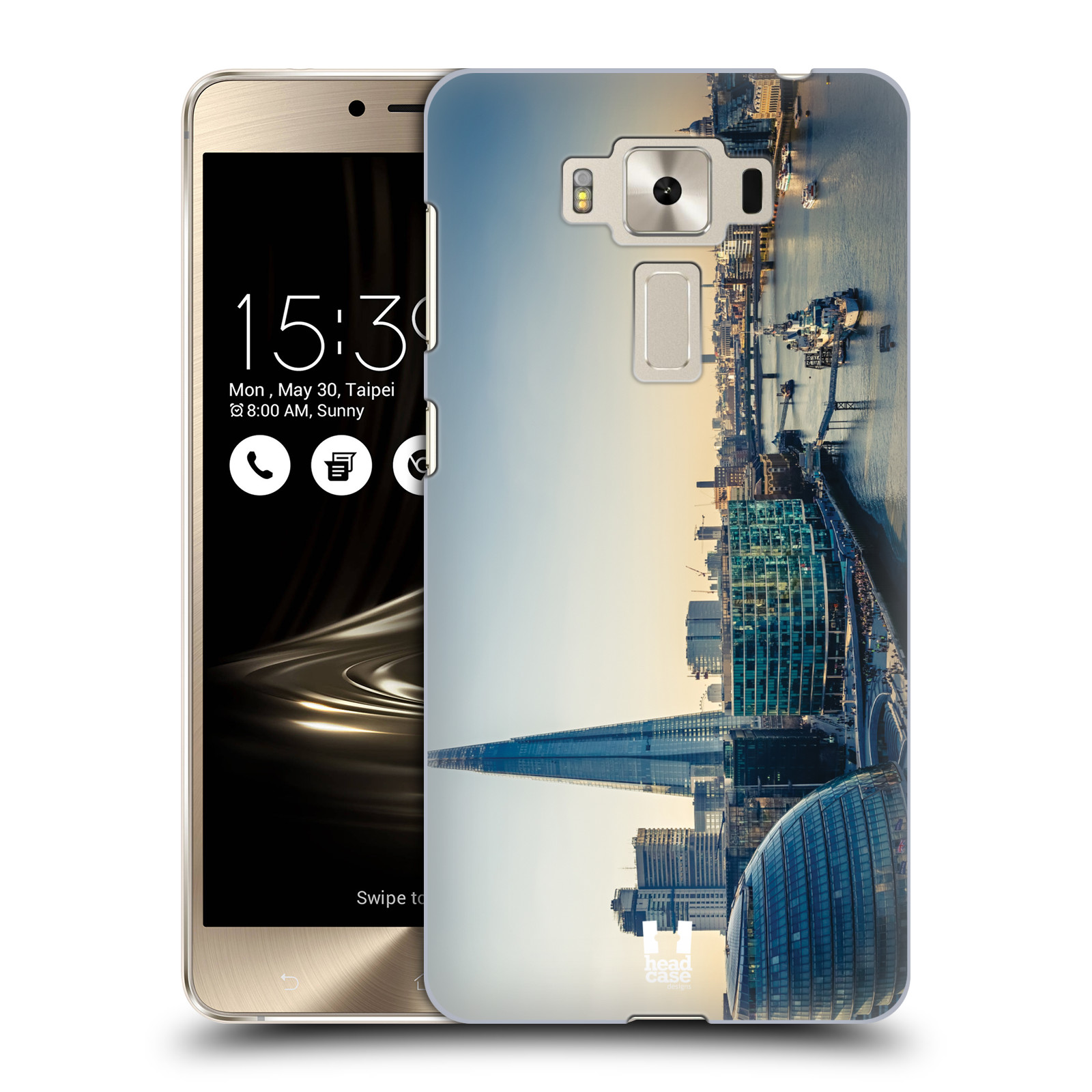HEAD CASE plastový obal na mobil Asus Zenfone 3 DELUXE ZS550KL vzor Panoramata měst horizontální foto POHLED NA TEMŽI