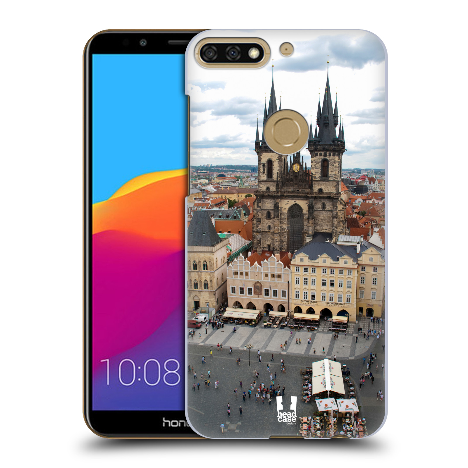 HEAD CASE plastový obal na mobil Honor 7c vzor Města foto náměstí ČESKÁ REPUBLIKA, PRAHA, STAROMĚSTSKÉ NÁMĚSTÍ