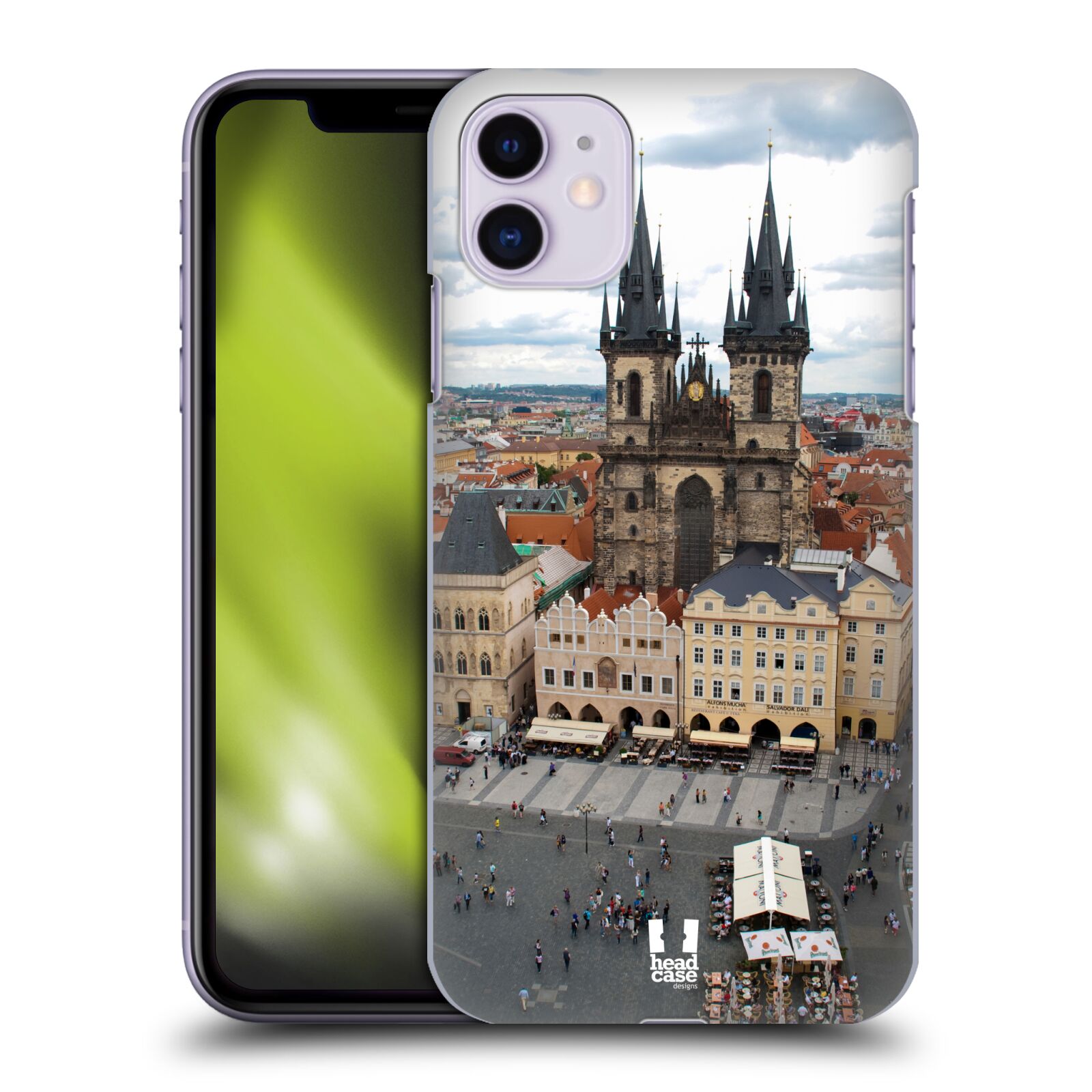 Pouzdro na mobil Apple Iphone 11 - HEAD CASE - vzor Města foto náměstí ČESKÁ REPUBLIKA, PRAHA, STAROMĚSTSKÉ NÁMĚSTÍ