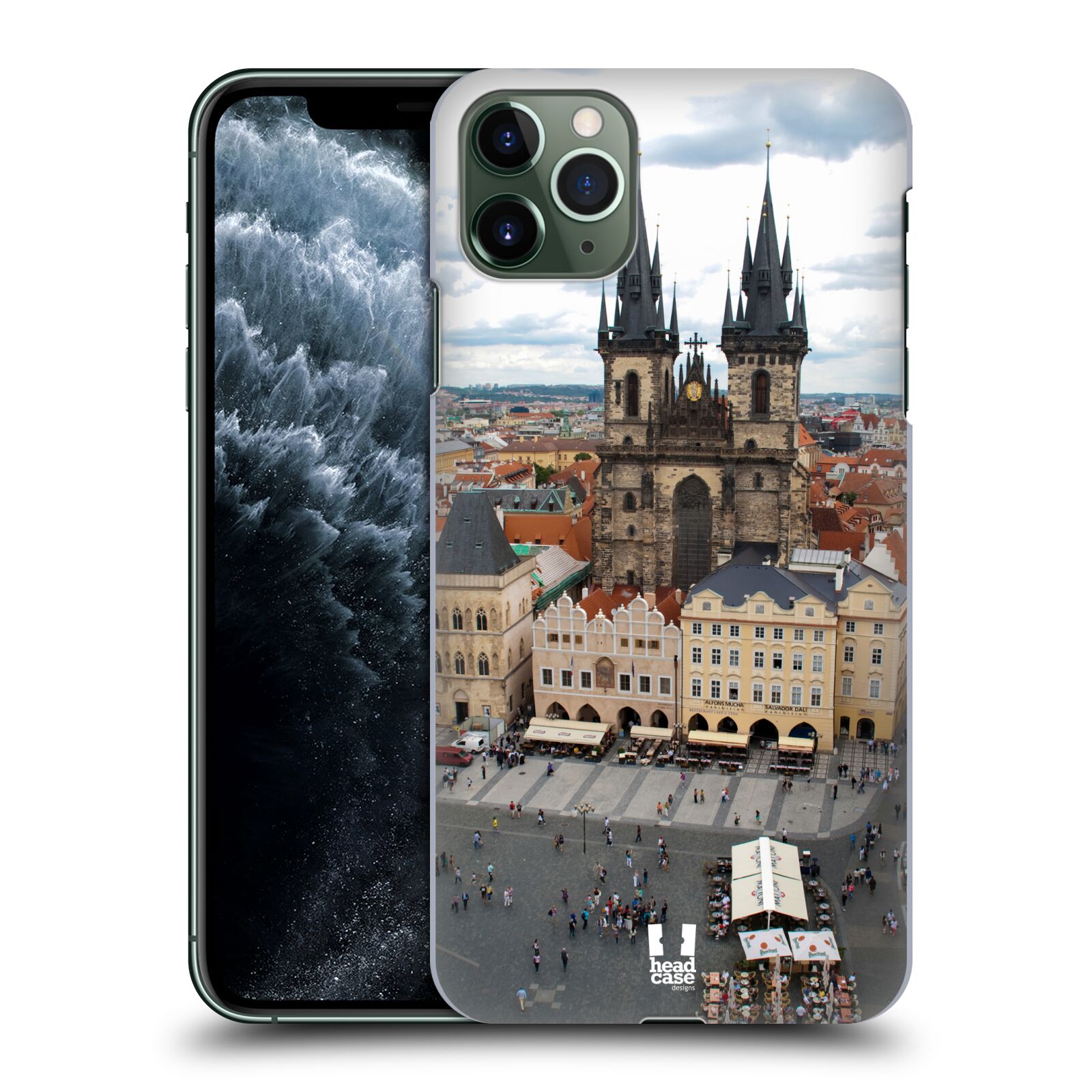 Pouzdro na mobil Apple Iphone 11 PRO MAX - HEAD CASE - vzor Města foto náměstí ČESKÁ REPUBLIKA, PRAHA, STAROMĚSTSKÉ NÁMĚSTÍ