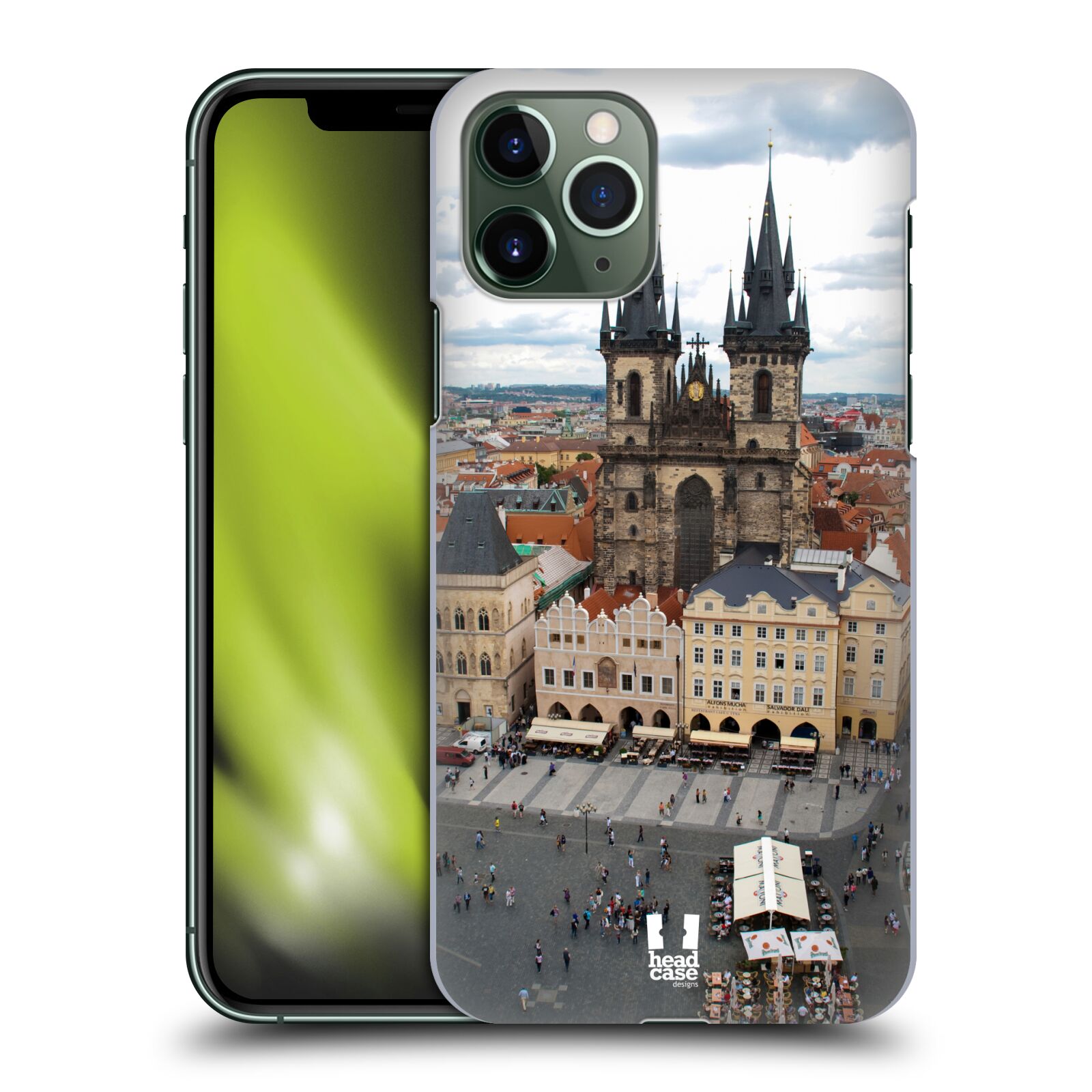 Pouzdro na mobil Apple Iphone 11 PRO - HEAD CASE - vzor Města foto náměstí ČESKÁ REPUBLIKA, PRAHA, STAROMĚSTSKÉ NÁMĚSTÍ