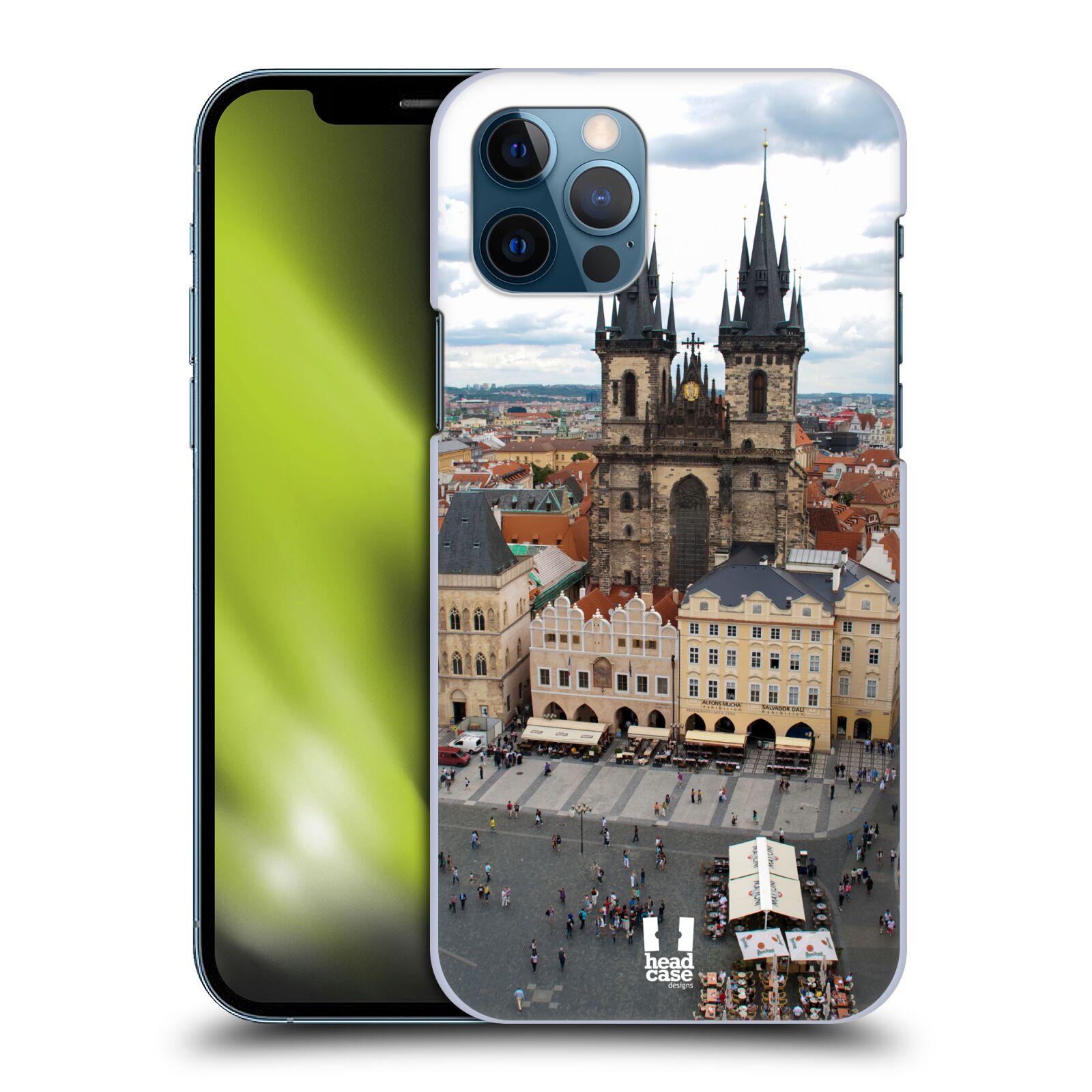 HEAD CASE plastový obal na mobil Apple Iphone 12 / Iphone 12 PRO vzor Města foto náměstí ČESKÁ REPUBLIKA, PRAHA, STAROMĚSTSKÉ NÁMĚSTÍ