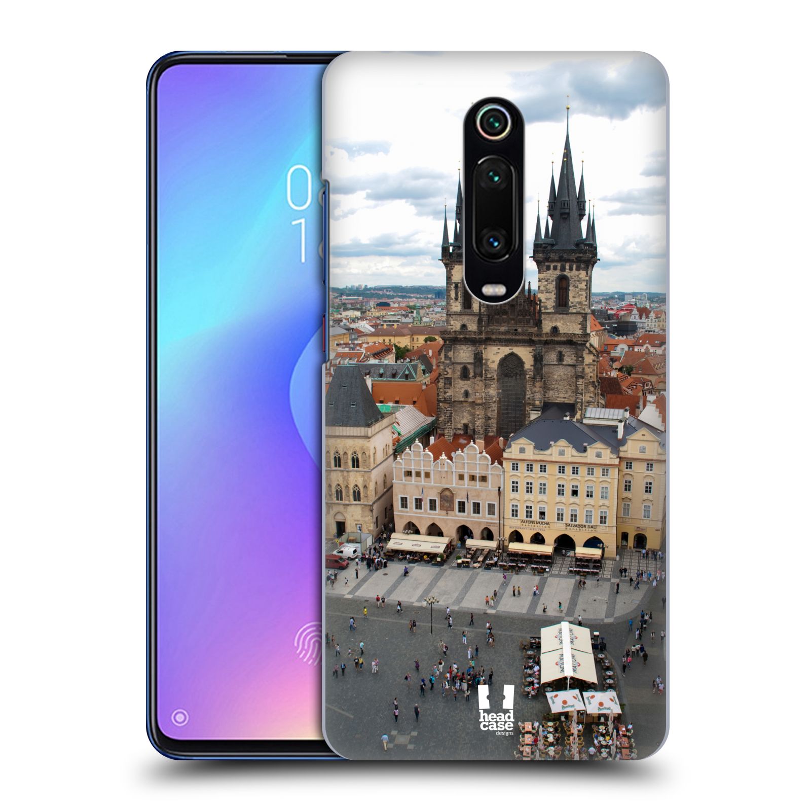 Pouzdro na mobil Xiaomi Mi 9T PRO - HEAD CASE - vzor Města foto náměstí ČESKÁ REPUBLIKA, PRAHA, STAROMĚSTSKÉ NÁMĚSTÍ