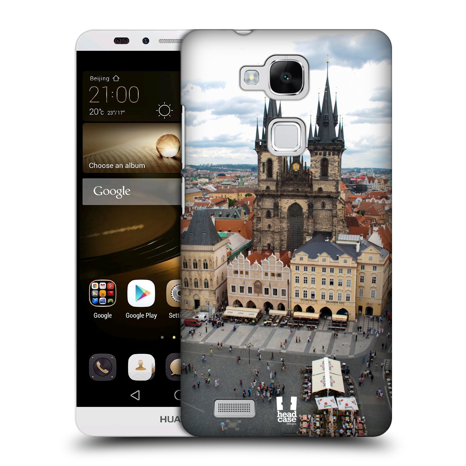 HEAD CASE plastový obal na mobil Huawei Mate 7 vzor Města foto náměstí ČESKÁ REPUBLIKA, PRAHA, STAROMĚSTSKÉ NÁMĚSTÍ
