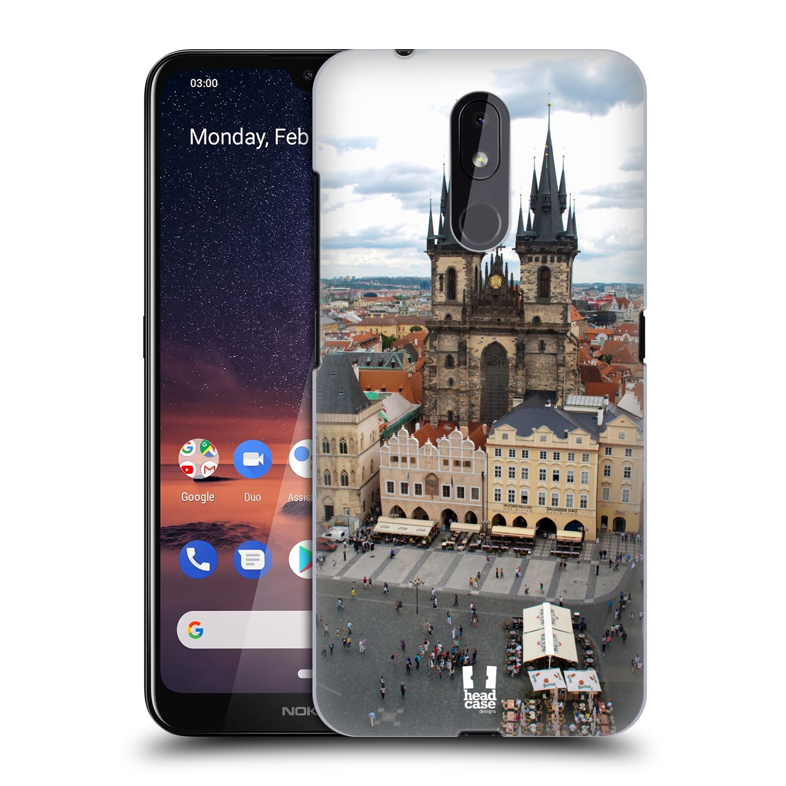 Pouzdro na mobil Nokia 3.2 - HEAD CASE - vzor Města foto náměstí ČESKÁ REPUBLIKA, PRAHA, STAROMĚSTSKÉ NÁMĚSTÍ
