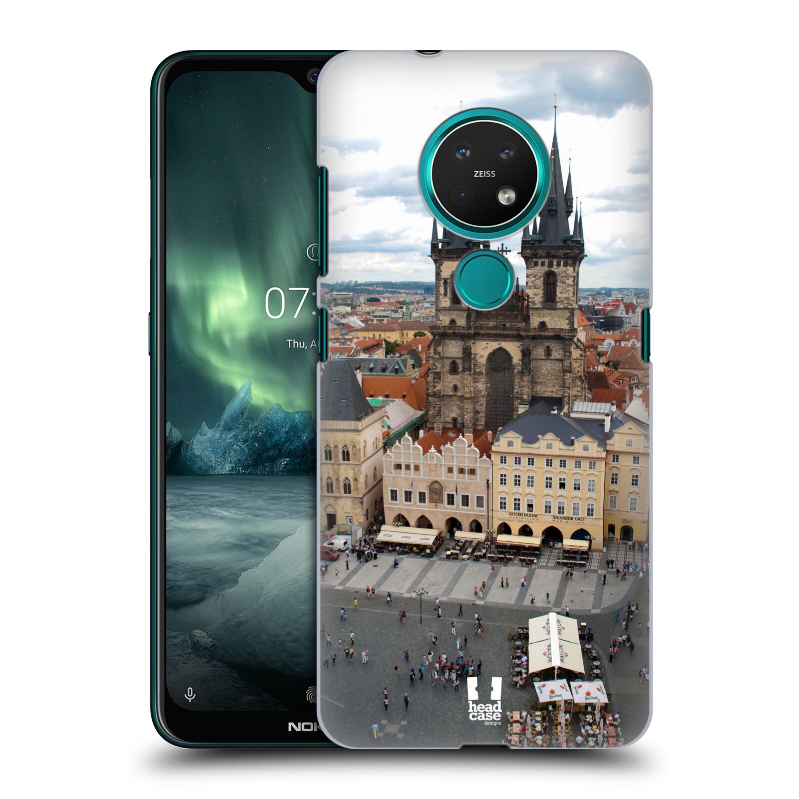 Pouzdro na mobil NOKIA 7.2 - HEAD CASE - vzor Města foto náměstí ČESKÁ REPUBLIKA, PRAHA, STAROMĚSTSKÉ NÁMĚSTÍ
