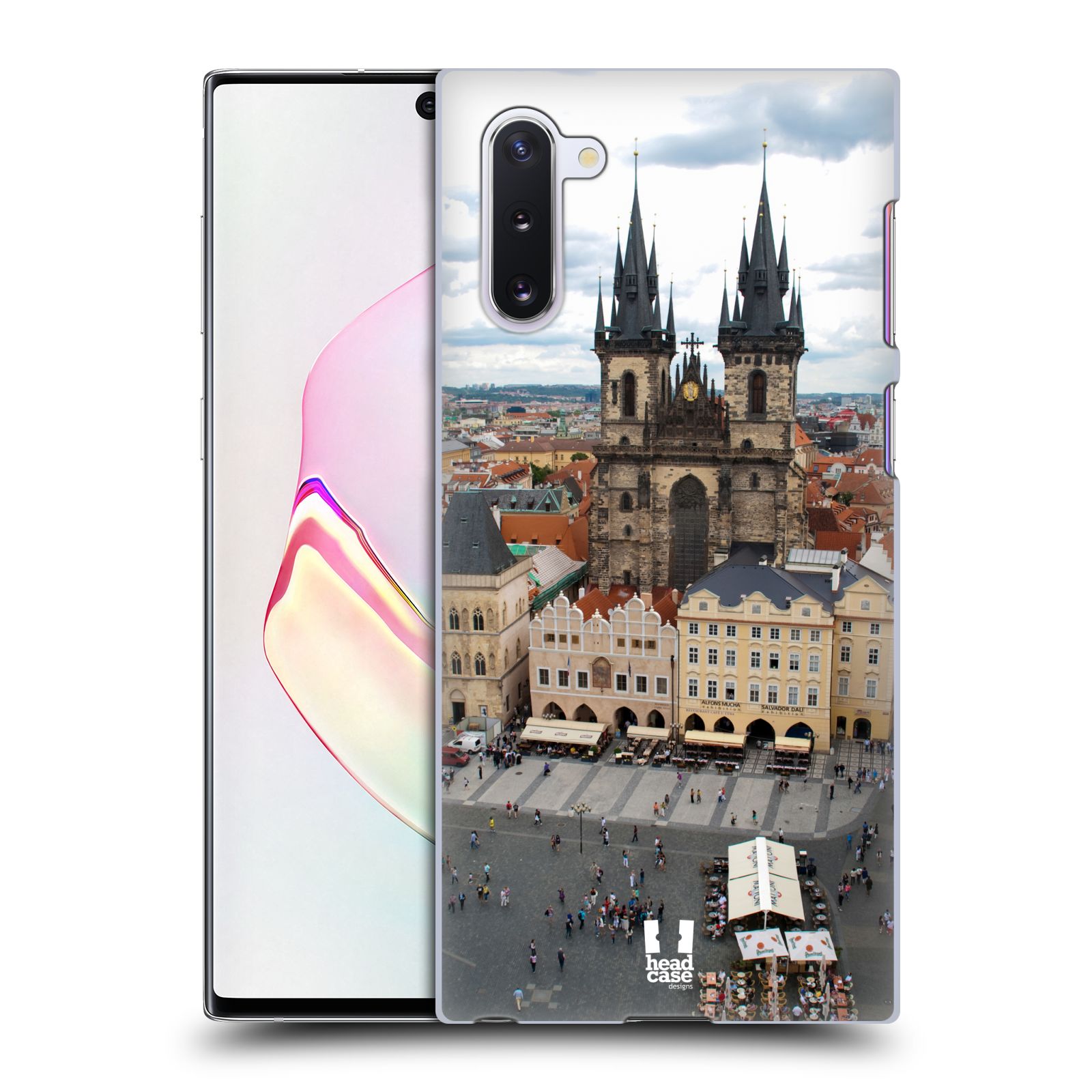 Pouzdro na mobil Samsung Galaxy Note 10 - HEAD CASE - vzor Města foto náměstí ČESKÁ REPUBLIKA, PRAHA, STAROMĚSTSKÉ NÁMĚSTÍ