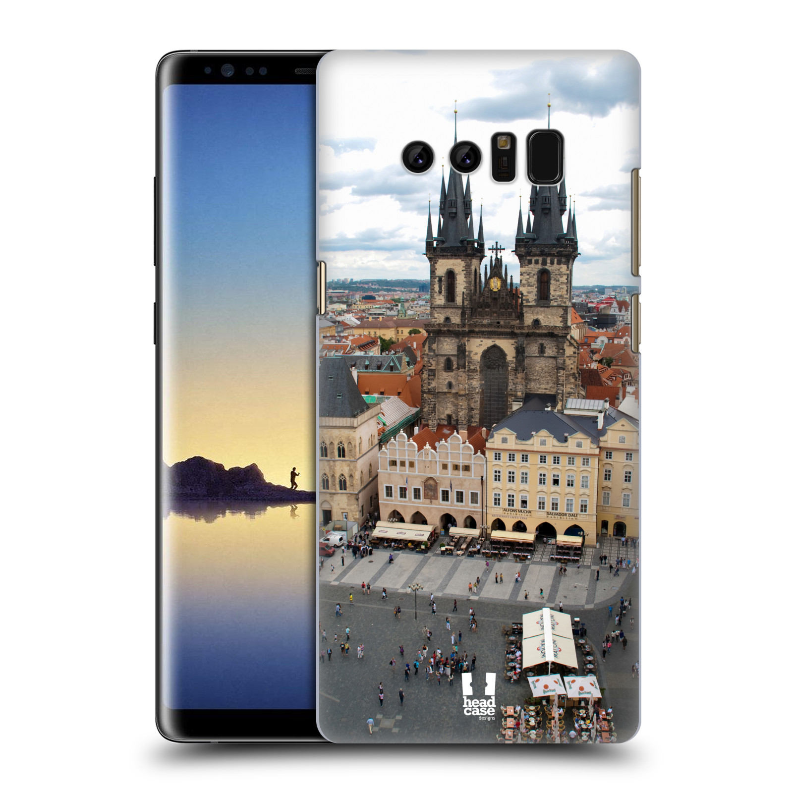 HEAD CASE plastový obal na mobil Samsung Galaxy Note 8 vzor Města foto náměstí ČESKÁ REPUBLIKA, PRAHA, STAROMĚSTSKÉ NÁMĚSTÍ