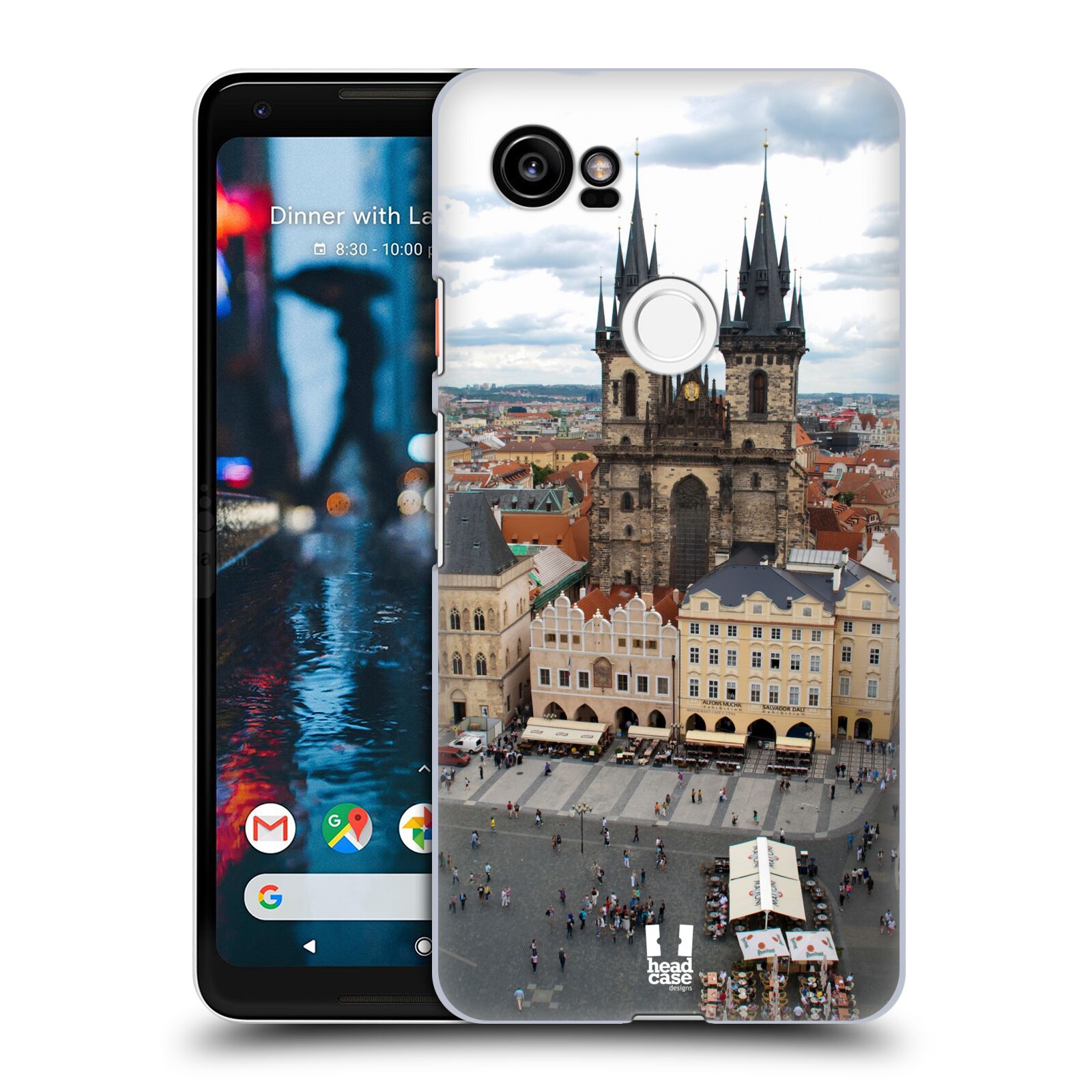 HEAD CASE plastový obal na mobil Google Pixel 2 XL vzor Města foto náměstí ČESKÁ REPUBLIKA, PRAHA, STAROMĚSTSKÉ NÁMĚSTÍ