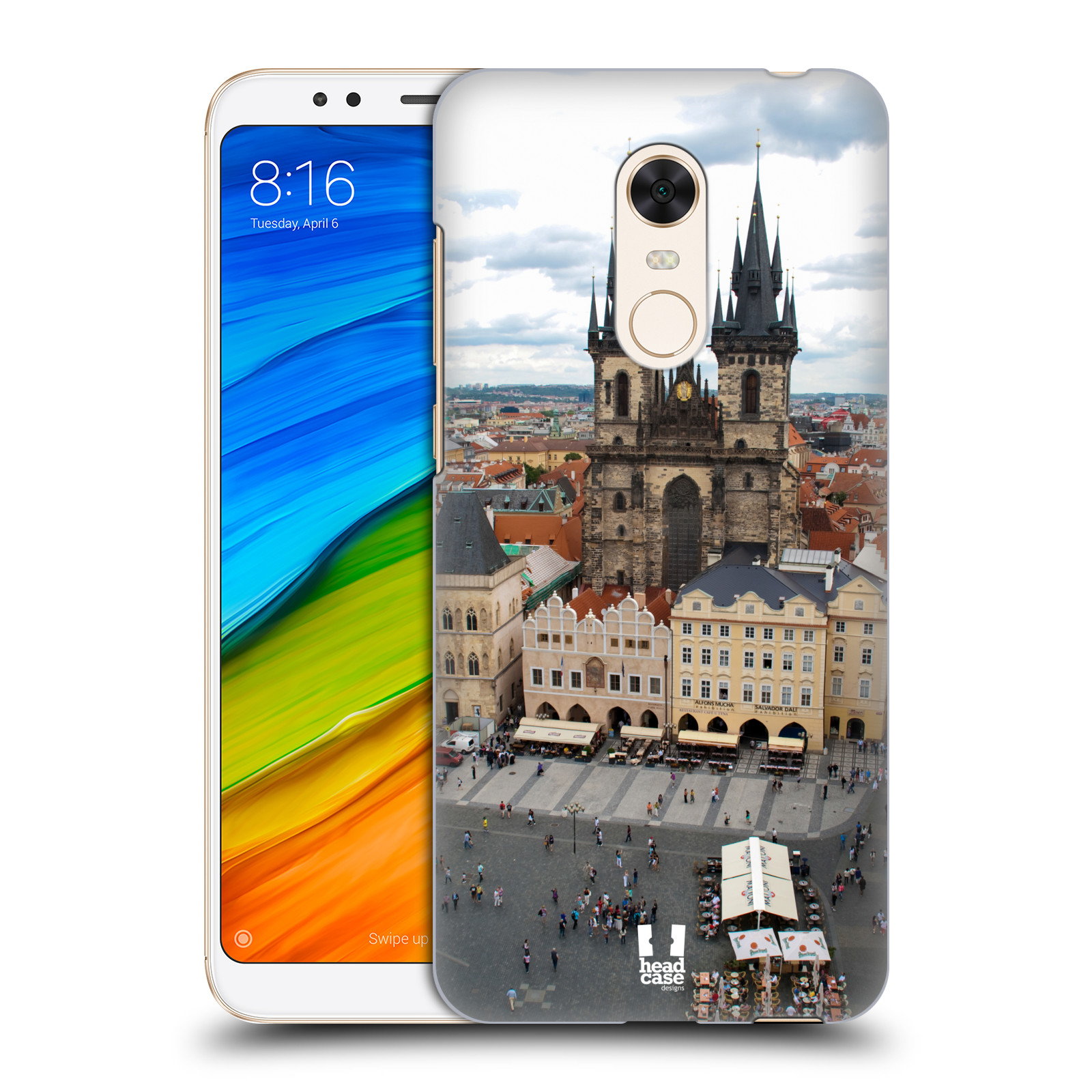 HEAD CASE plastový obal na mobil Xiaomi Redmi 5 PLUS vzor Města foto náměstí ČESKÁ REPUBLIKA, PRAHA, STAROMĚSTSKÉ NÁMĚSTÍ