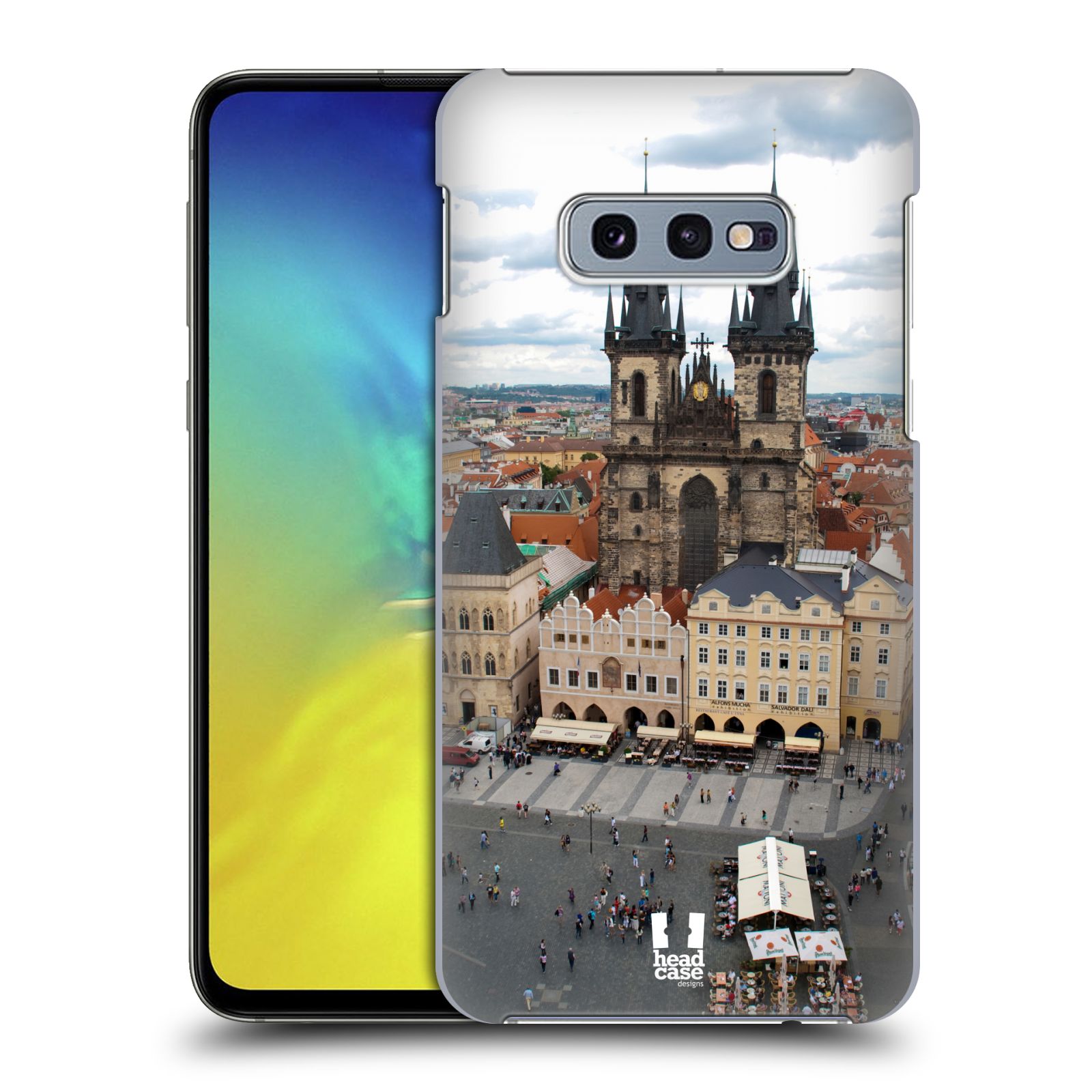 Pouzdro na mobil Samsung Galaxy S10e - HEAD CASE - vzor Města foto náměstí ČESKÁ REPUBLIKA, PRAHA, STAROMĚSTSKÉ NÁMĚSTÍ