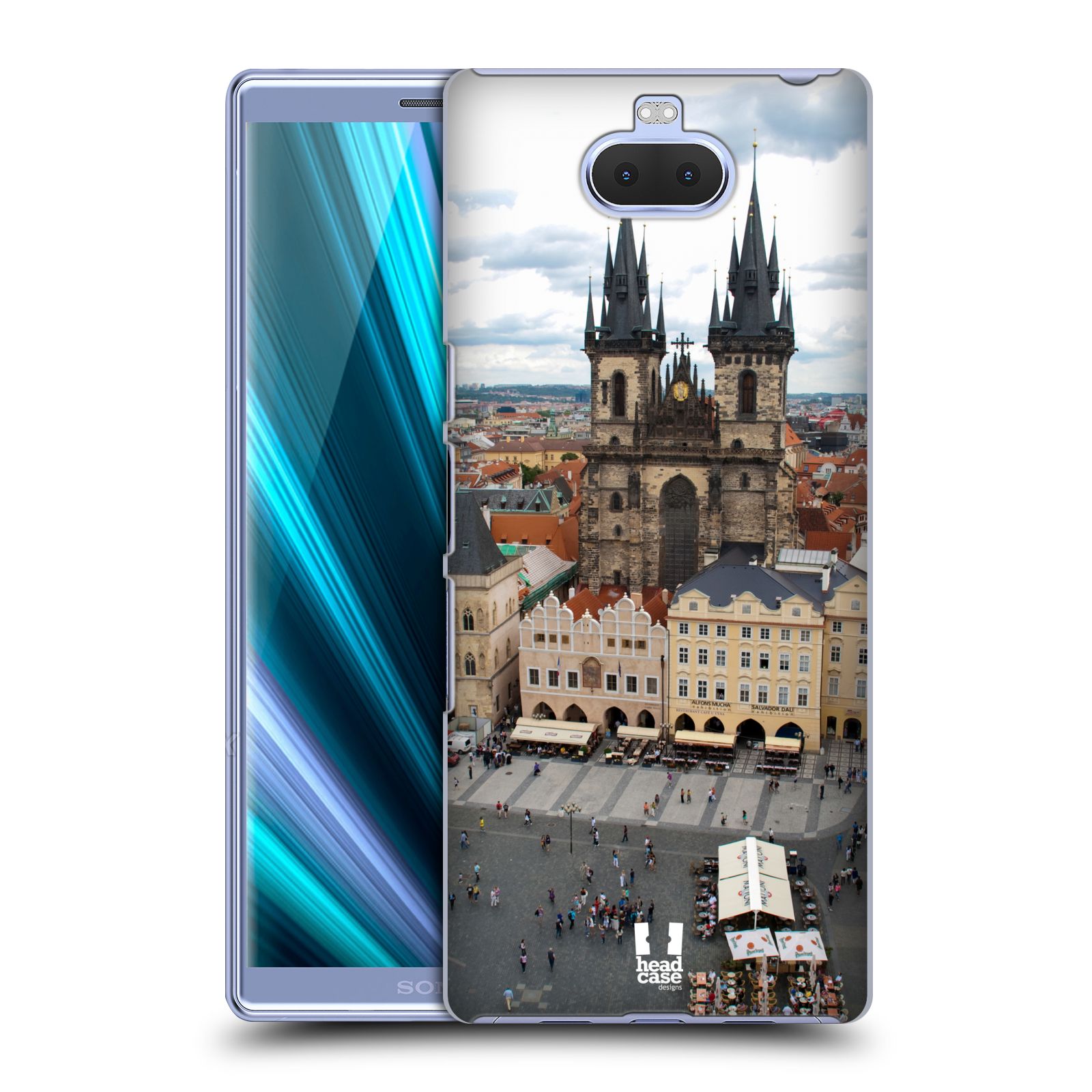 Pouzdro na mobil Sony Xperia 10 - Head Case - vzor Města foto náměstí ČESKÁ REPUBLIKA, PRAHA, STAROMĚSTSKÉ NÁMĚSTÍ