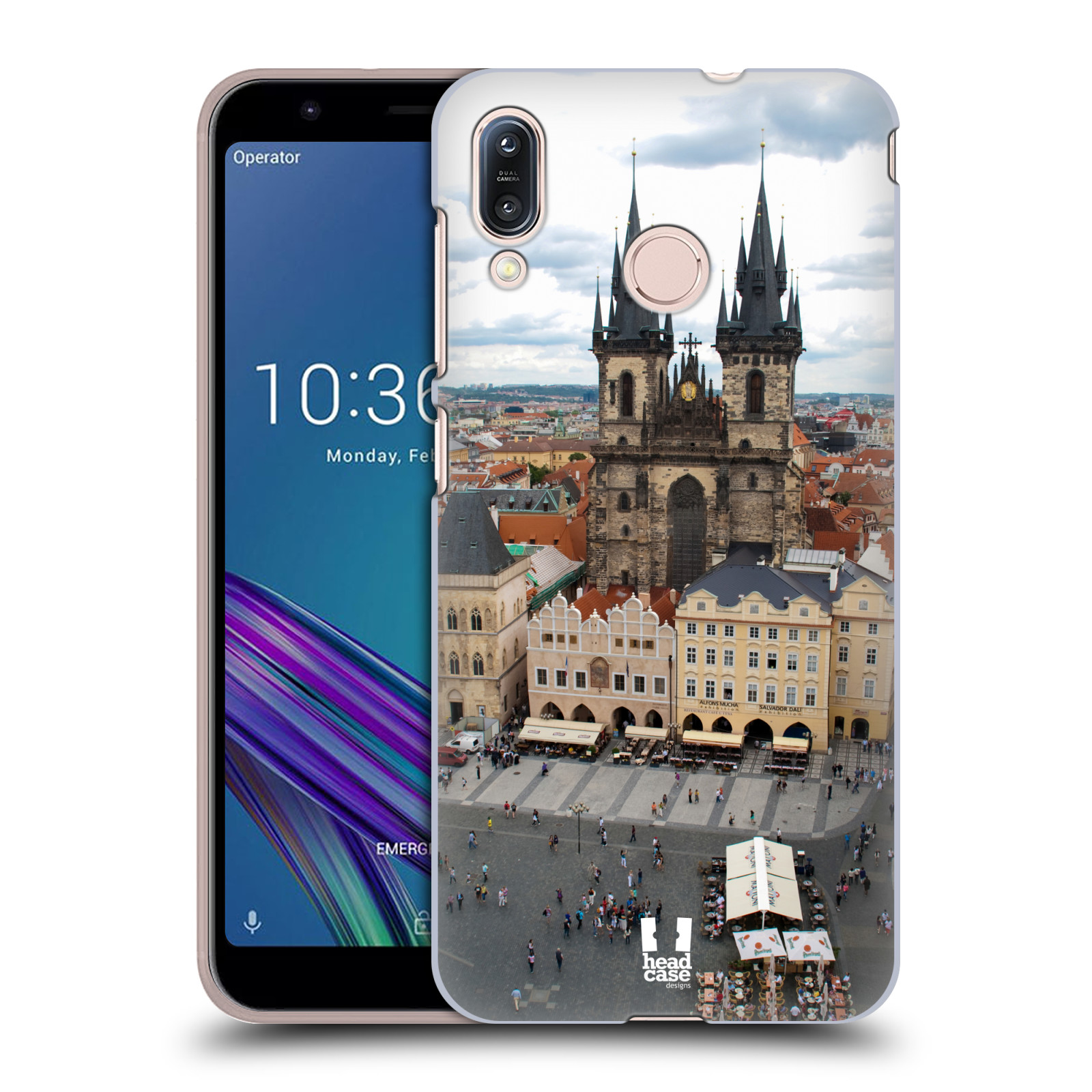 Pouzdro na mobil Asus Zenfone Max M1 (ZB555KL) - HEAD CASE - vzor Města foto náměstí ČESKÁ REPUBLIKA, PRAHA, STAROMĚSTSKÉ NÁMĚSTÍ