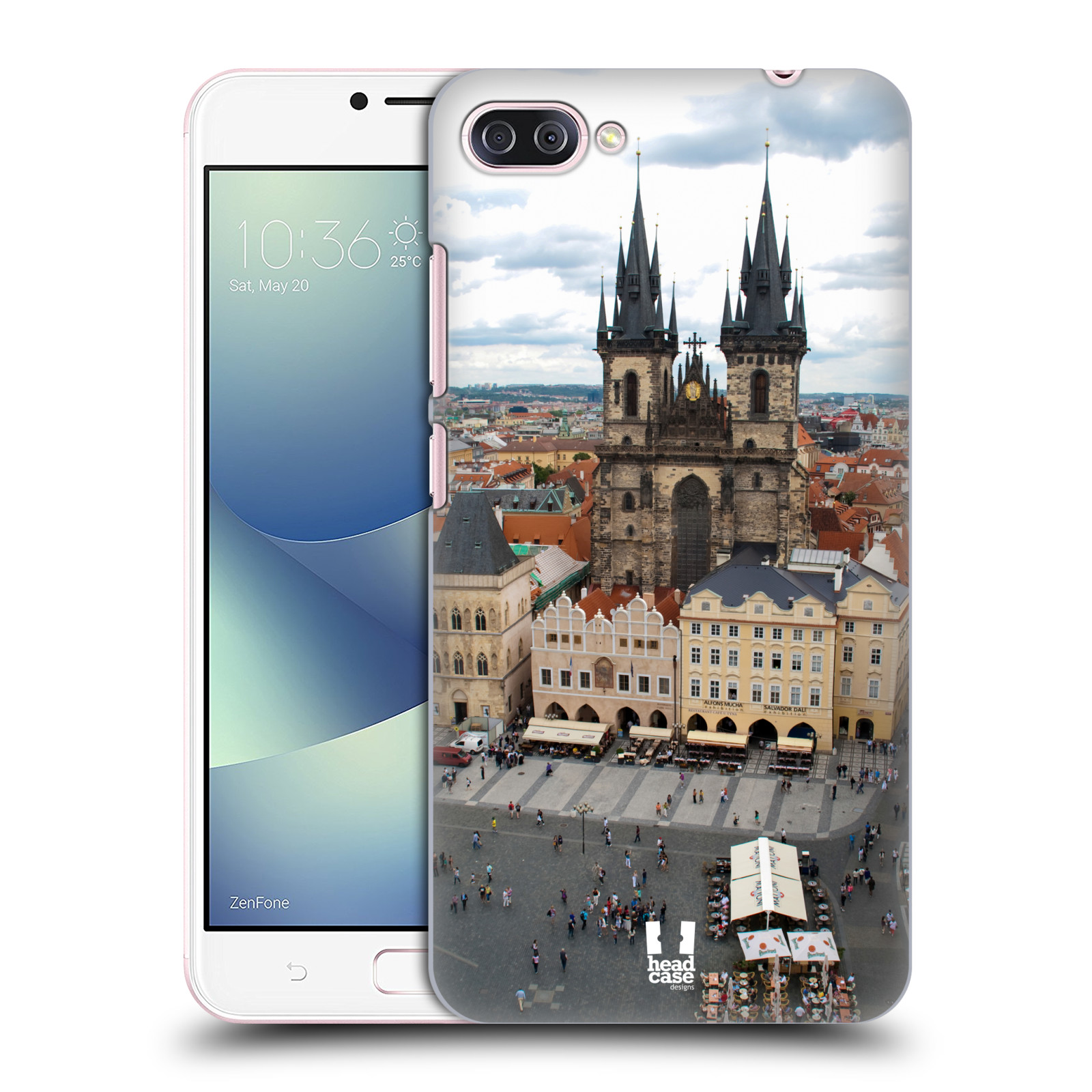 HEAD CASE plastový obal na mobil Asus Zenfone 4 MAX ZC554KL vzor Města foto náměstí ČESKÁ REPUBLIKA, PRAHA, STAROMĚSTSKÉ NÁMĚSTÍ