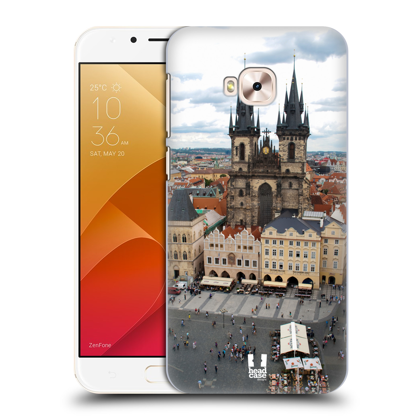 HEAD CASE plastový obal na mobil Asus Zenfone 4 Selfie Pro ZD552KL vzor Města foto náměstí ČESKÁ REPUBLIKA, PRAHA, STAROMĚSTSKÉ NÁMĚSTÍ