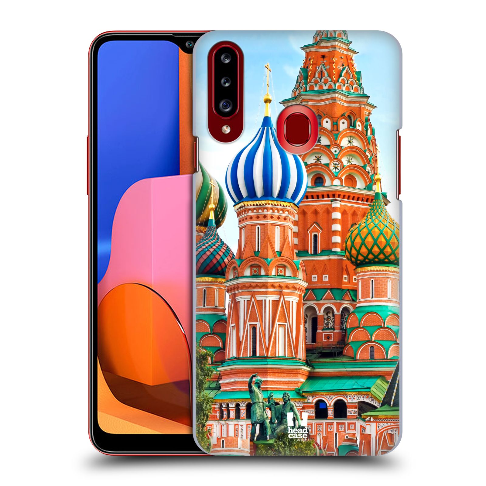 HEAD CASE plastový obal na mobil Samsung Galaxy A20s vzor Města foto náměstí RUSKO,MOSKVA, RUDÉ NÁMĚSTÍ