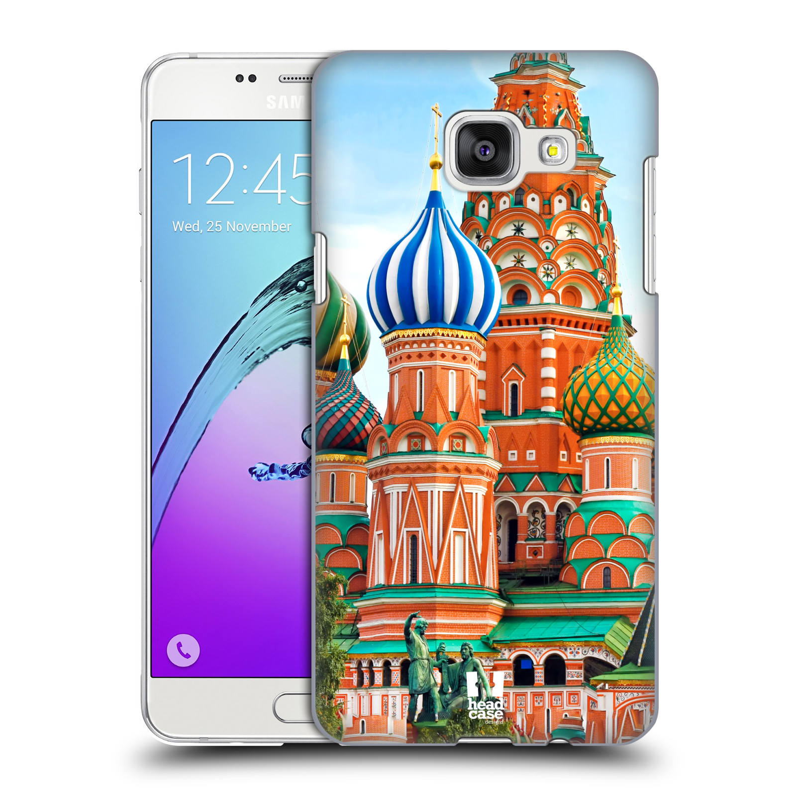 HEAD CASE plastový obal na mobil SAMSUNG GALAXY A5 (2016) vzor Města foto náměstí RUSKO,MOSKVA, RUDÉ NÁMĚSTÍ