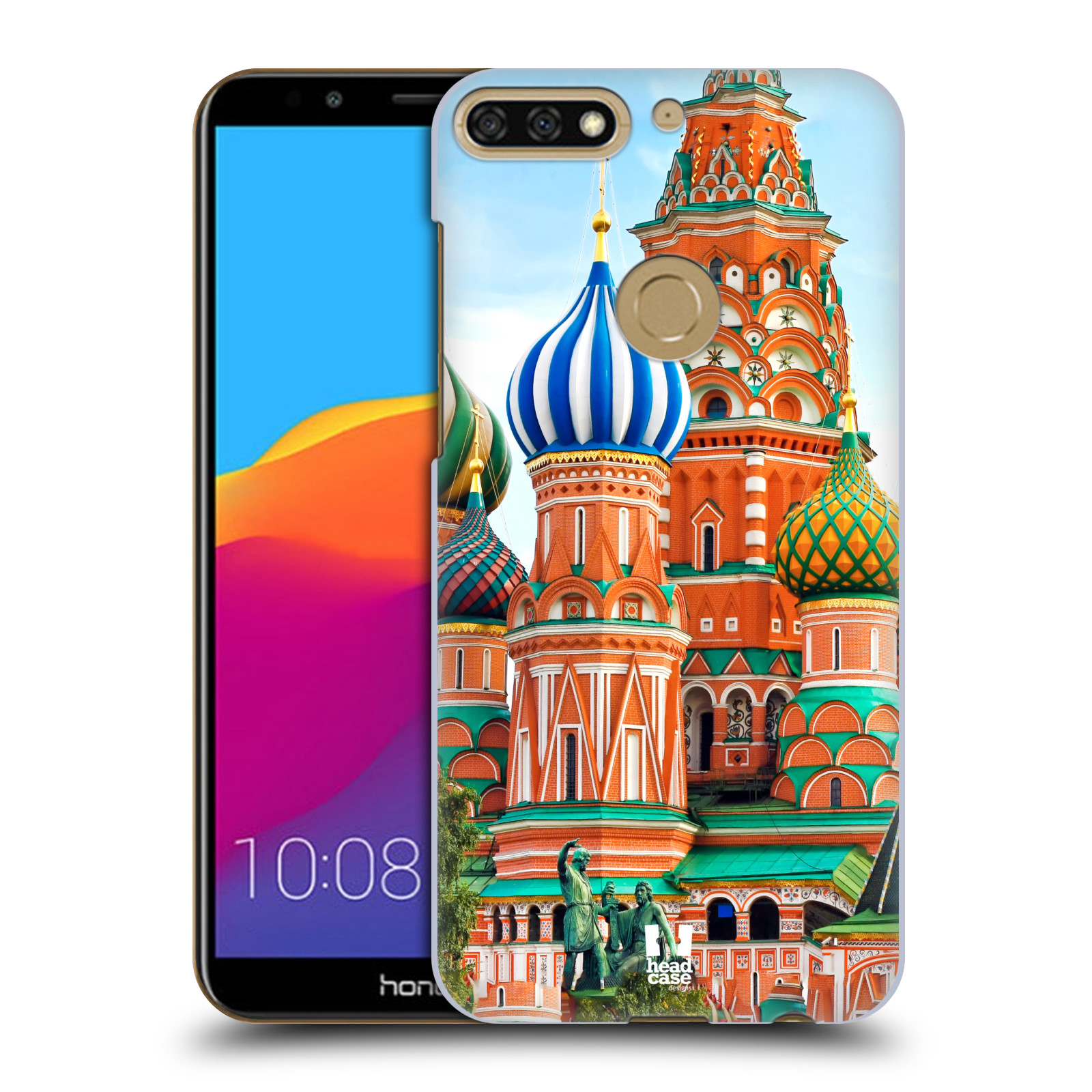 HEAD CASE plastový obal na mobil Honor 7c vzor Města foto náměstí RUSKO,MOSKVA, RUDÉ NÁMĚSTÍ
