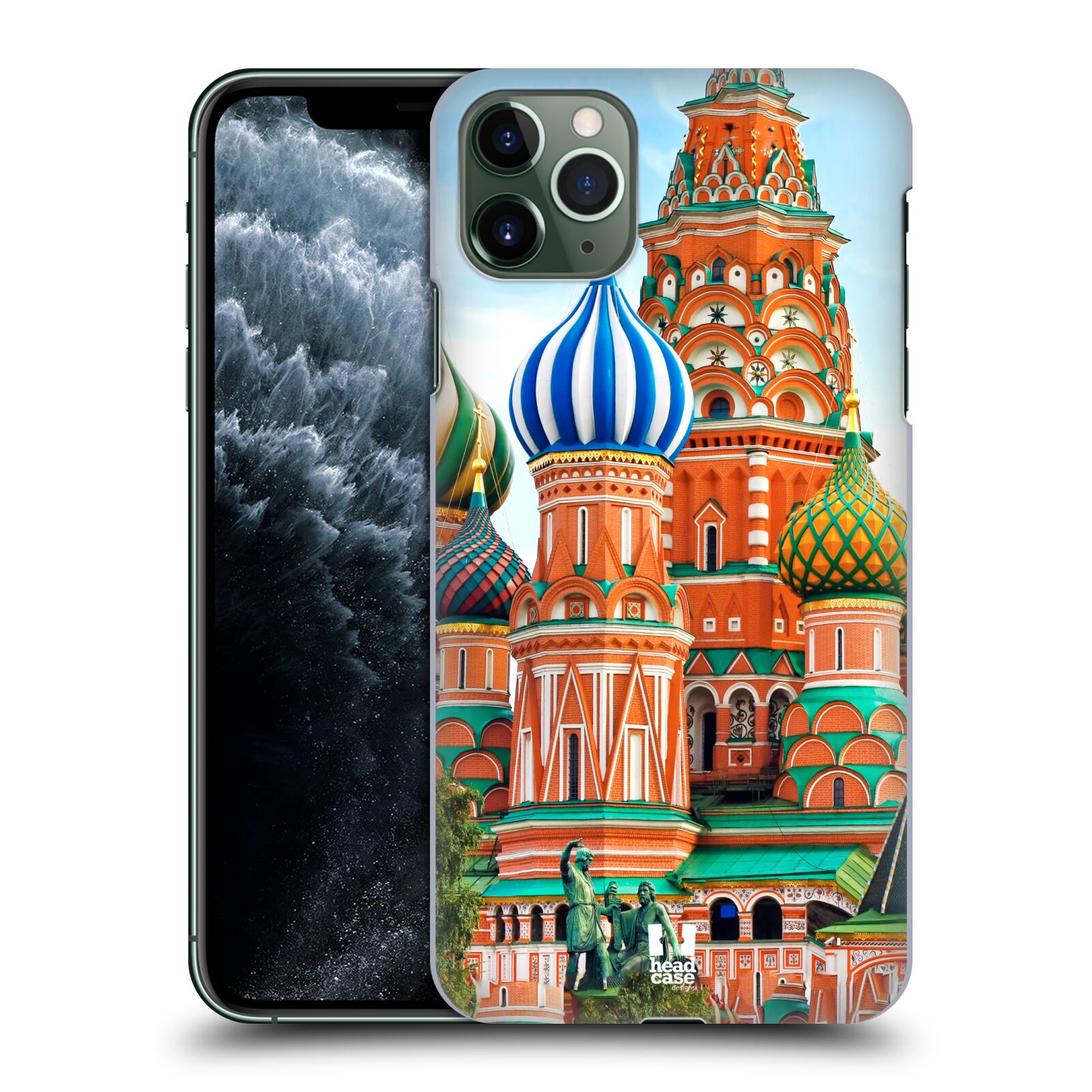 Pouzdro na mobil Apple Iphone 11 PRO MAX - HEAD CASE - vzor Města foto náměstí RUSKO,MOSKVA, RUDÉ NÁMĚSTÍ