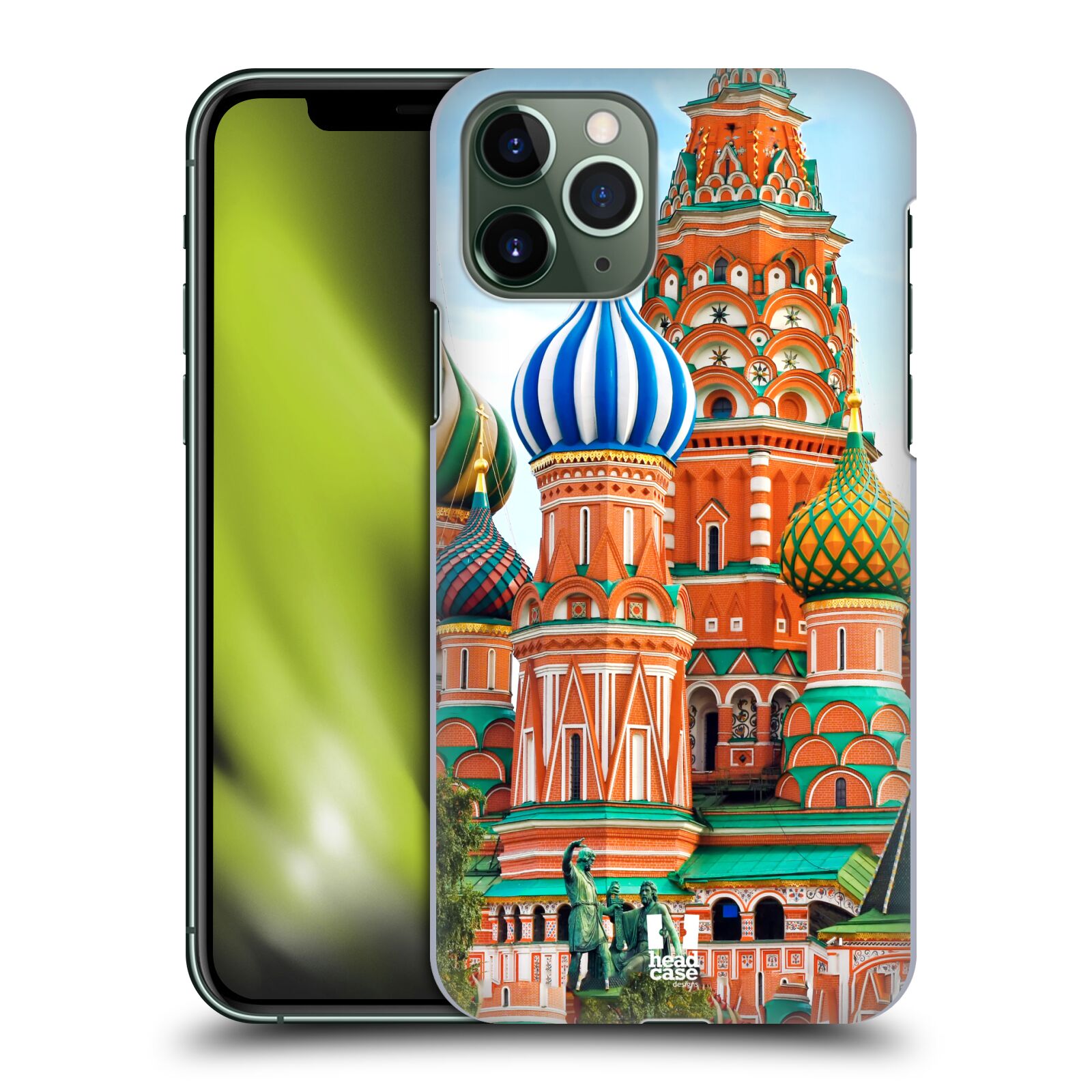 Pouzdro na mobil Apple Iphone 11 PRO - HEAD CASE - vzor Města foto náměstí RUSKO,MOSKVA, RUDÉ NÁMĚSTÍ