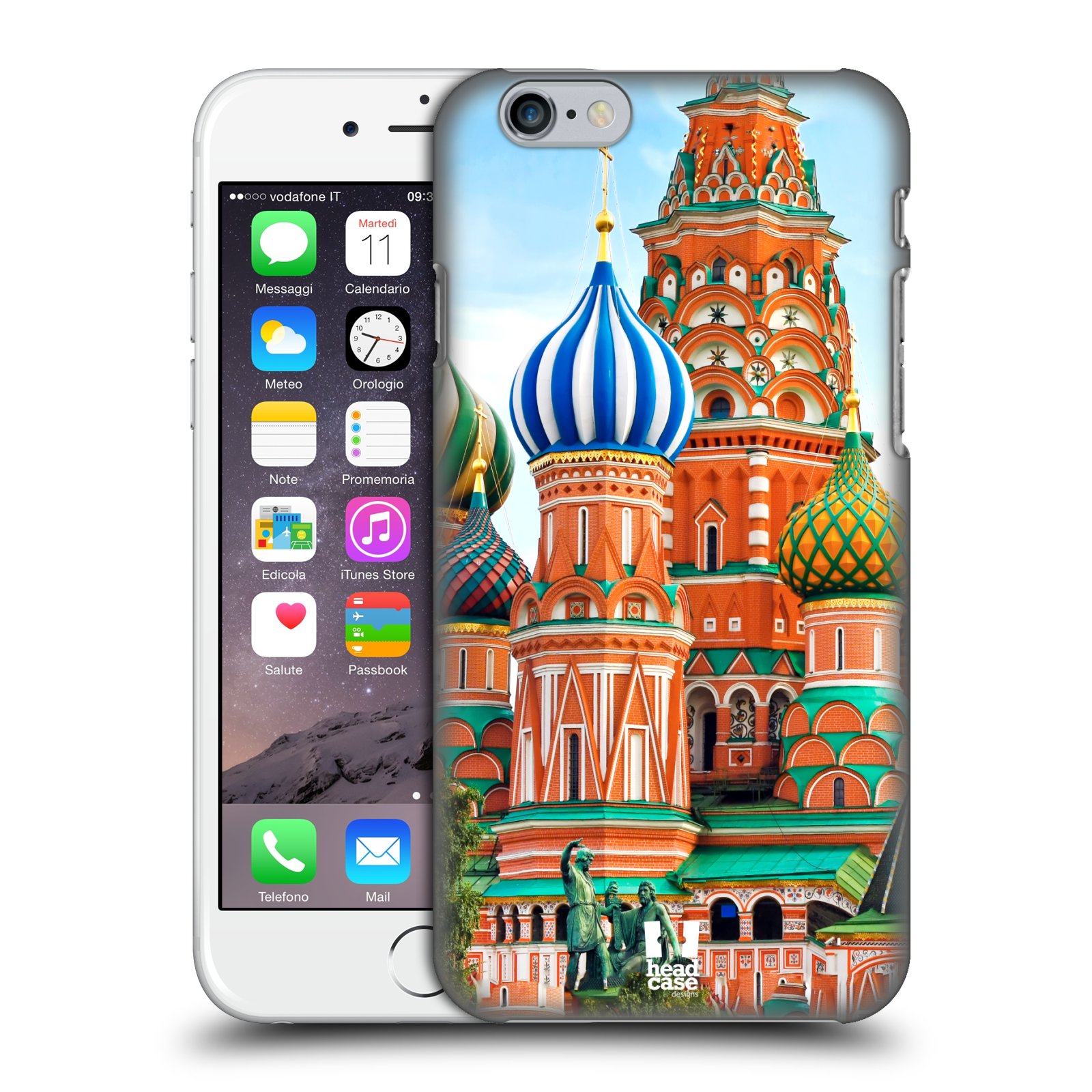 Plastové pouzdro pro mobil Apple Iphone 6/6S vzor Města foto náměstí RUSKO,MOSKVA, RUDÉ NÁMĚSTÍ