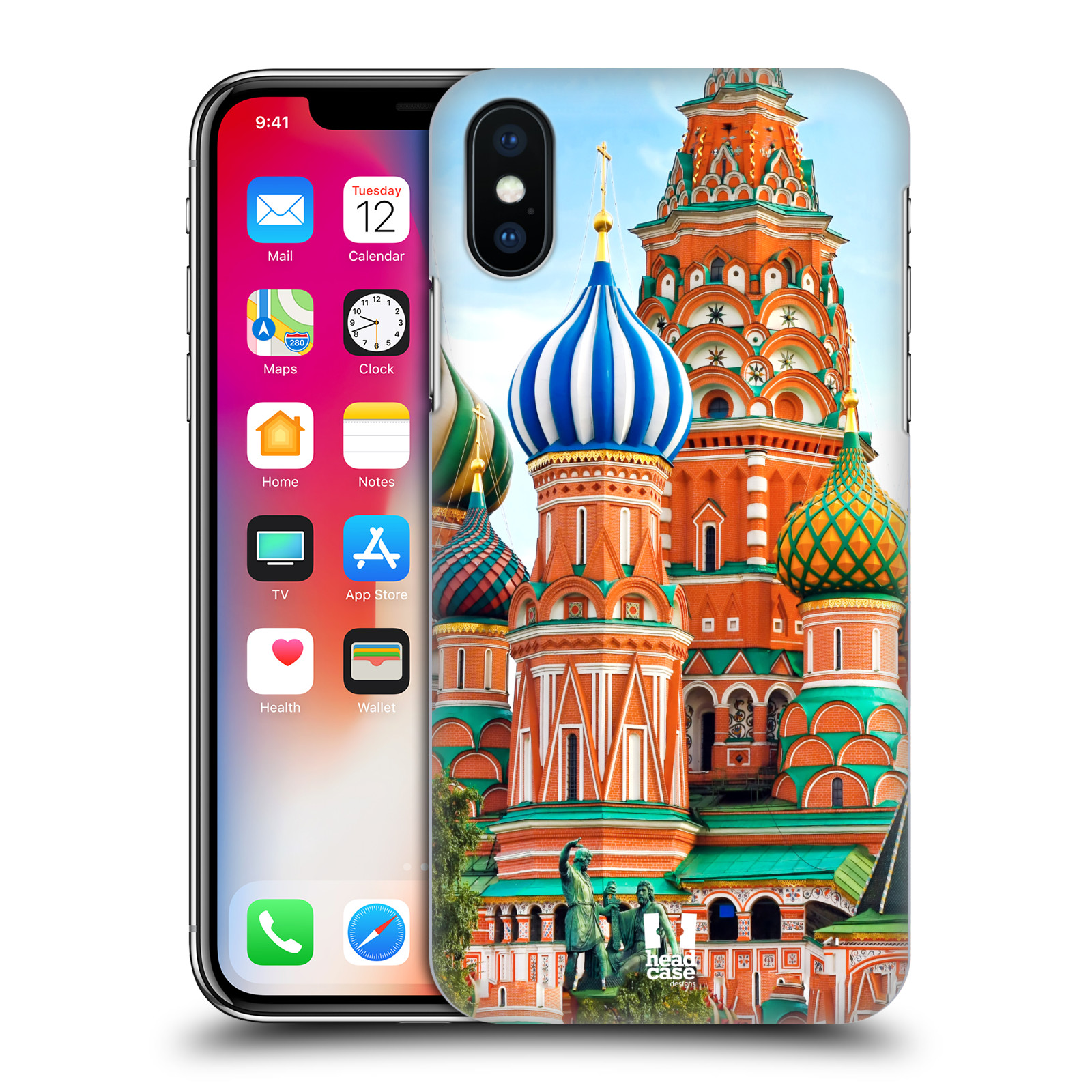 HEAD CASE plastový obal na mobil Apple Iphone X / XS vzor Města foto náměstí RUSKO,MOSKVA, RUDÉ NÁMĚSTÍ