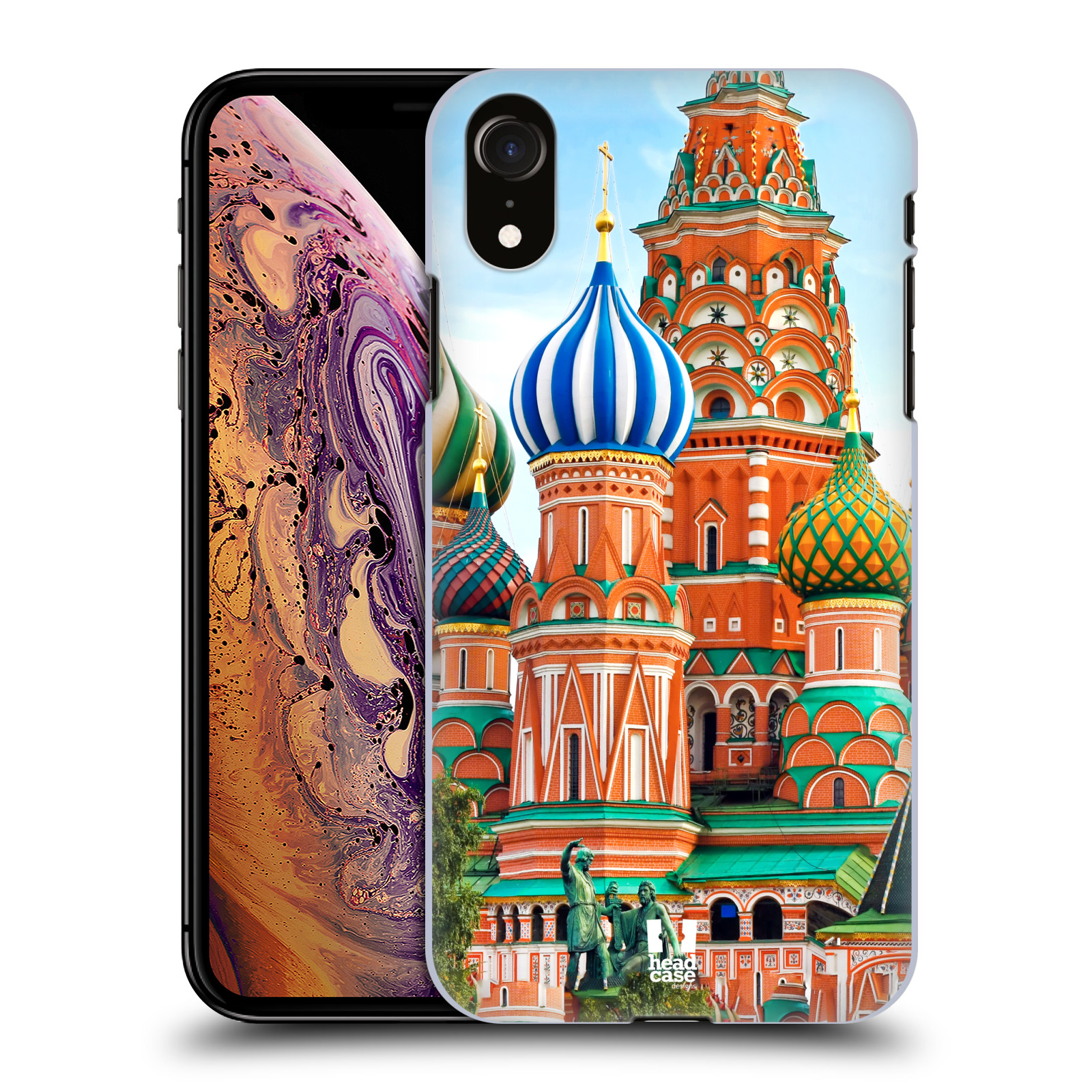 HEAD CASE plastový obal na mobil Apple Iphone XR vzor Města foto náměstí RUSKO,MOSKVA, RUDÉ NÁMĚSTÍ