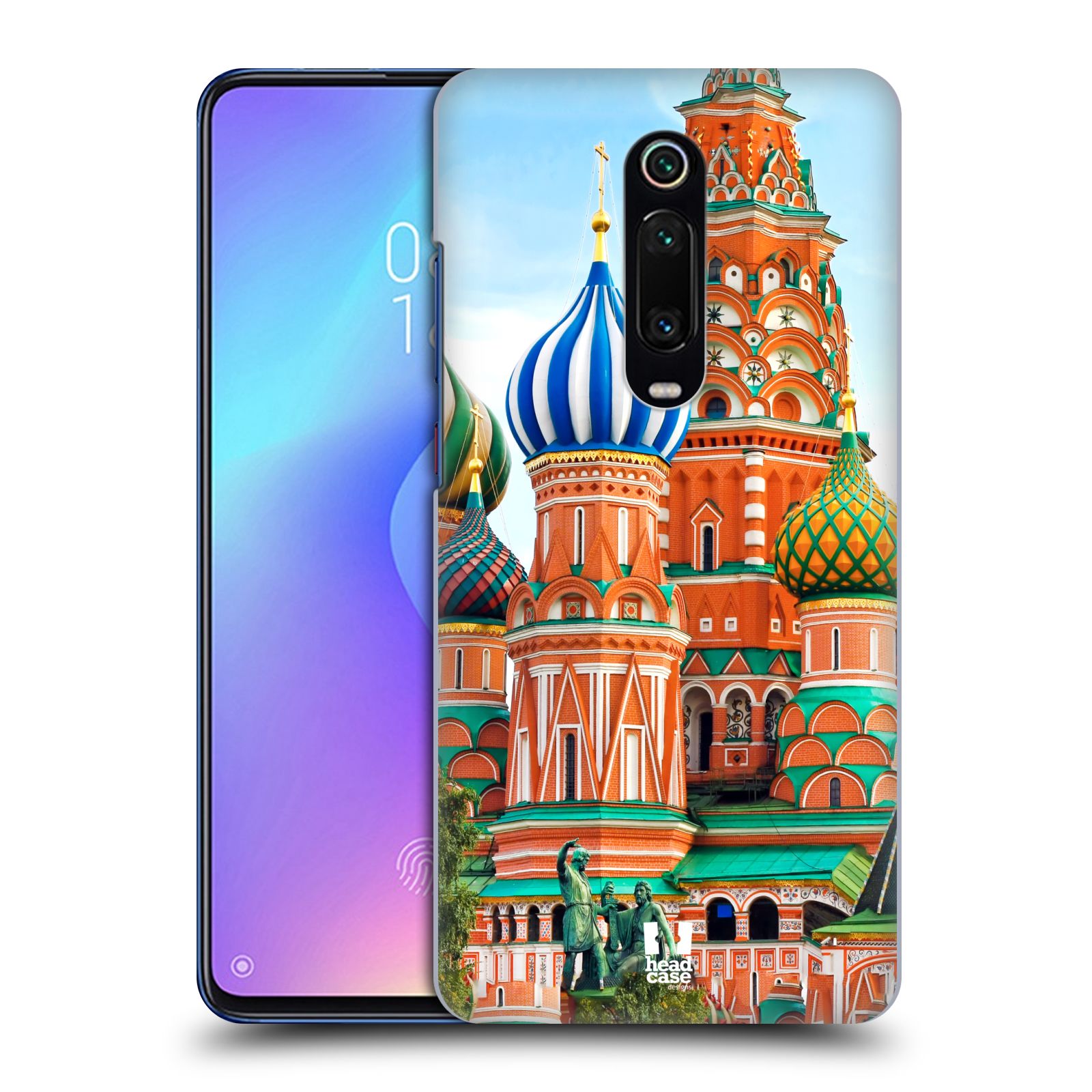 Pouzdro na mobil Xiaomi Mi 9T PRO - HEAD CASE - vzor Města foto náměstí RUSKO,MOSKVA, RUDÉ NÁMĚSTÍ