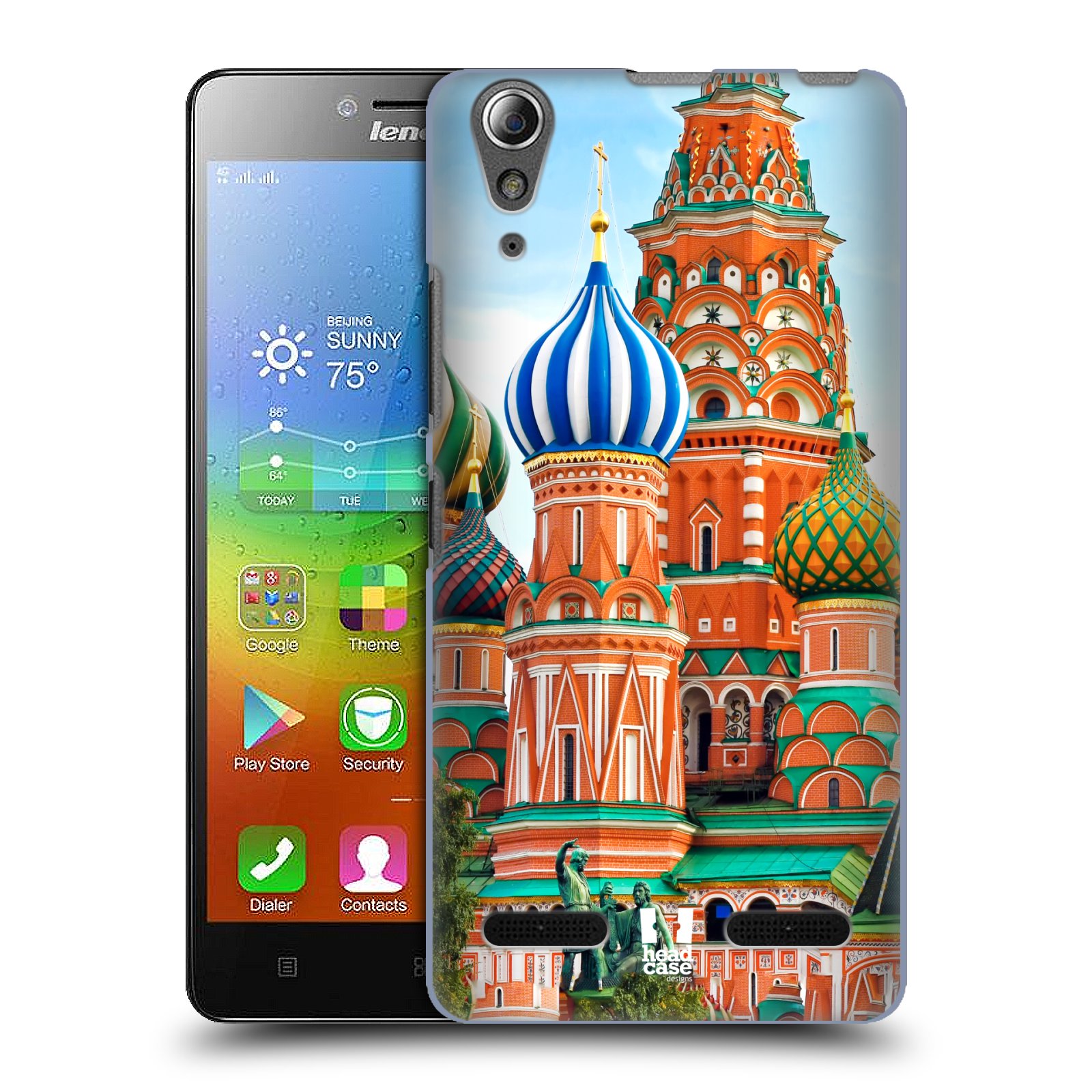 HEAD CASE pevný plastový obal na mobil LENOVO A6000 / A6000 PLUS vzor Města foto náměstí RUSKO,MOSKVA, RUDÉ NÁMĚSTÍ