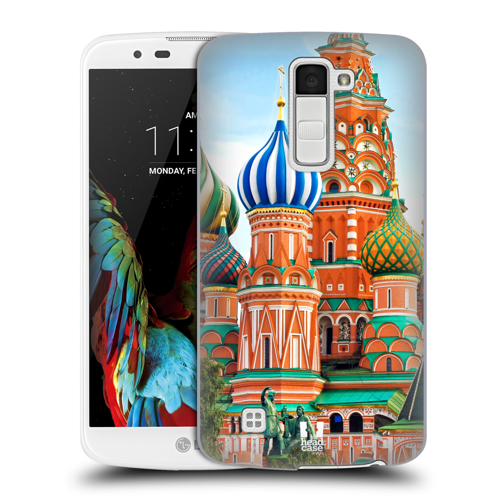 HEAD CASE plastový obal na mobil LG K10 vzor Města foto náměstí RUSKO,MOSKVA, RUDÉ NÁMĚSTÍ