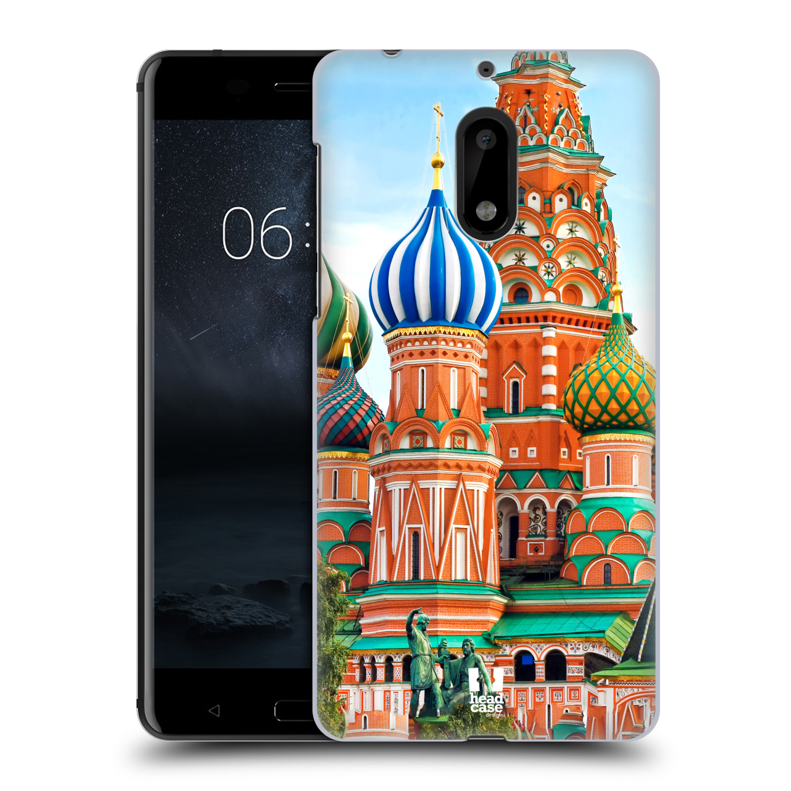 HEAD CASE plastový obal na mobil Nokia 6 vzor Města foto náměstí RUSKO,MOSKVA, RUDÉ NÁMĚSTÍ