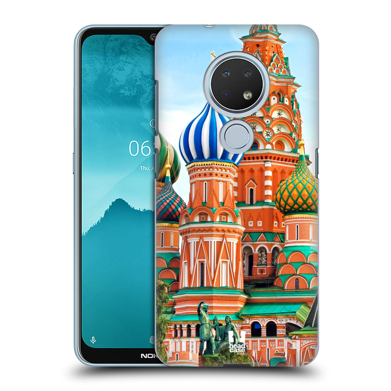 Pouzdro na mobil Nokia 6.2 - HEAD CASE - vzor Města foto náměstí RUSKO,MOSKVA, RUDÉ NÁMĚSTÍ