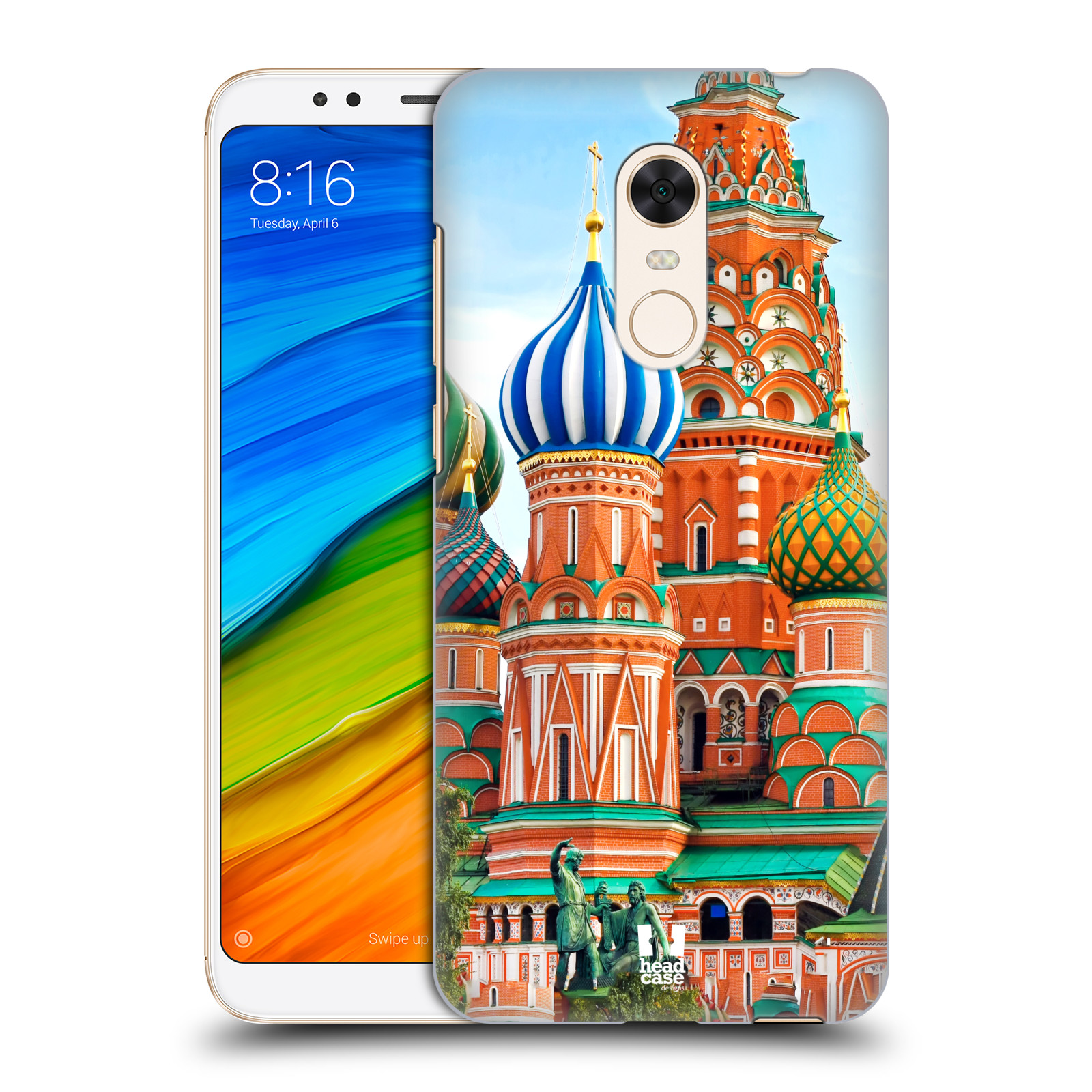 HEAD CASE plastový obal na mobil Xiaomi Redmi 5 PLUS vzor Města foto náměstí RUSKO,MOSKVA, RUDÉ NÁMĚSTÍ