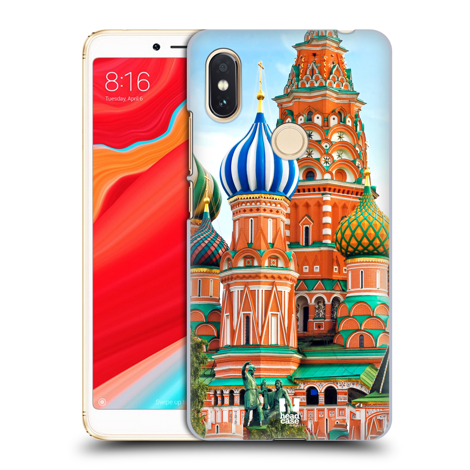 HEAD CASE plastový obal na mobil Xiaomi Redmi S2 vzor Města foto náměstí RUSKO,MOSKVA, RUDÉ NÁMĚSTÍ