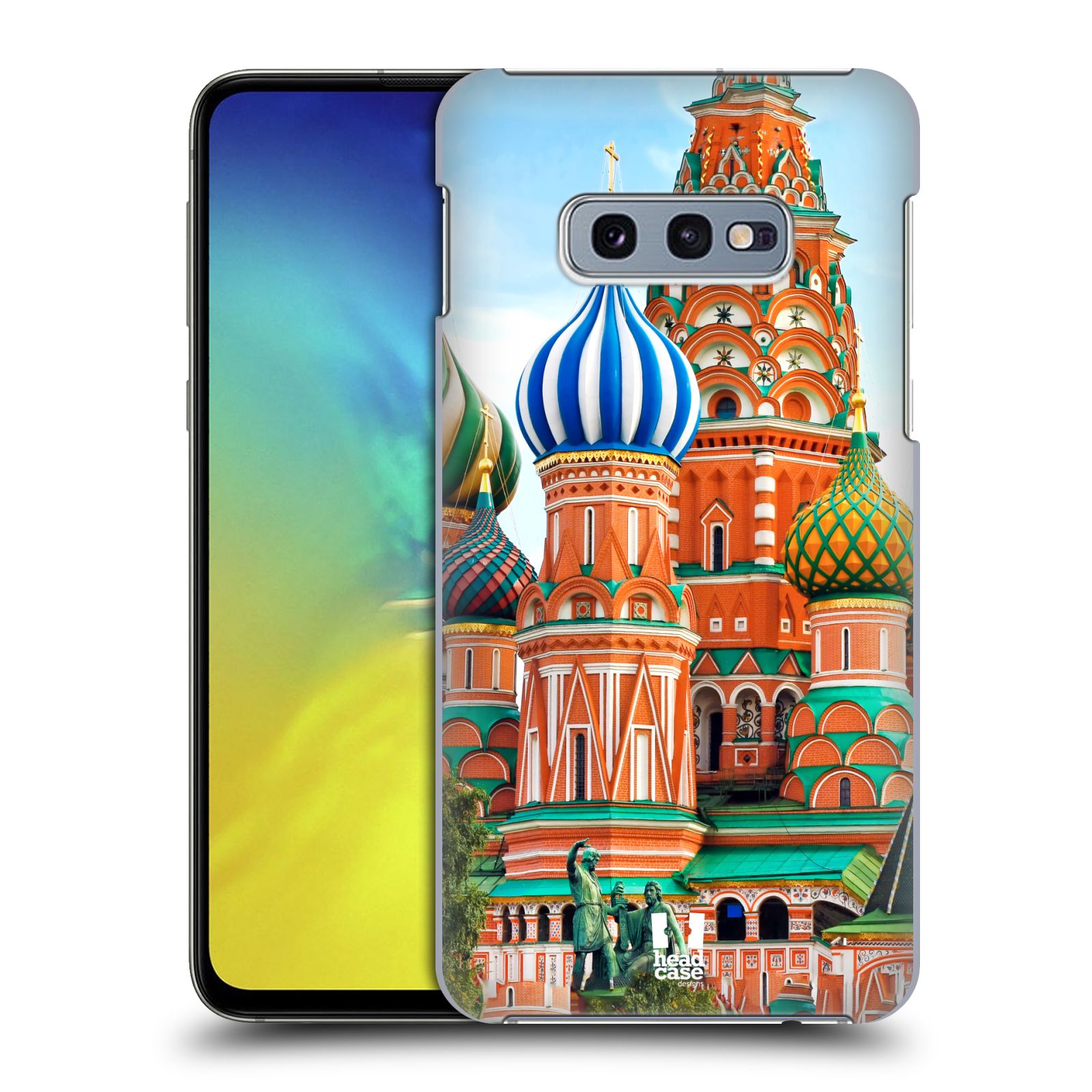 Pouzdro na mobil Samsung Galaxy S10e - HEAD CASE - vzor Města foto náměstí RUSKO,MOSKVA, RUDÉ NÁMĚSTÍ