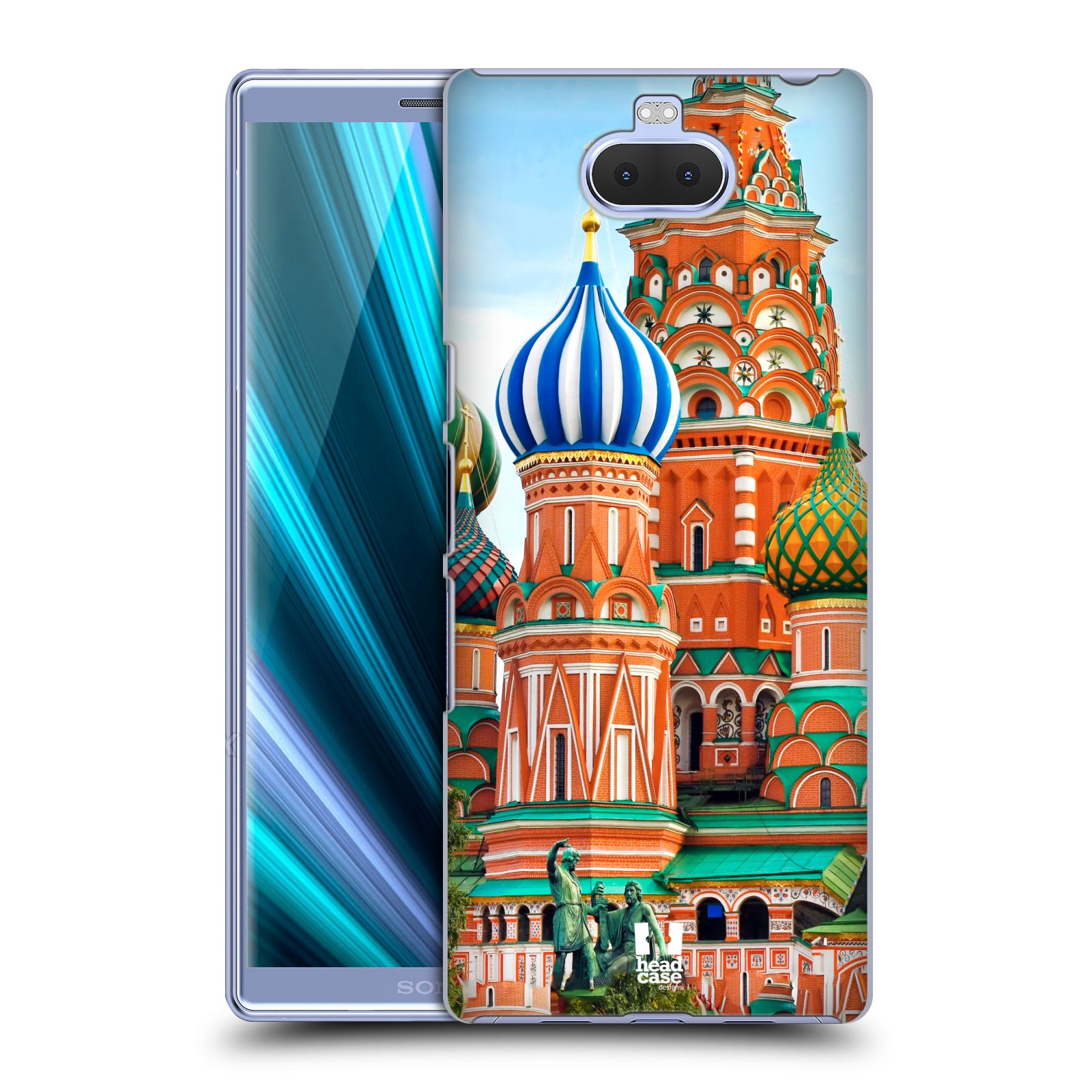 Pouzdro na mobil Sony Xperia 10 - Head Case - vzor Města foto náměstí RUSKO,MOSKVA, RUDÉ NÁMĚSTÍ