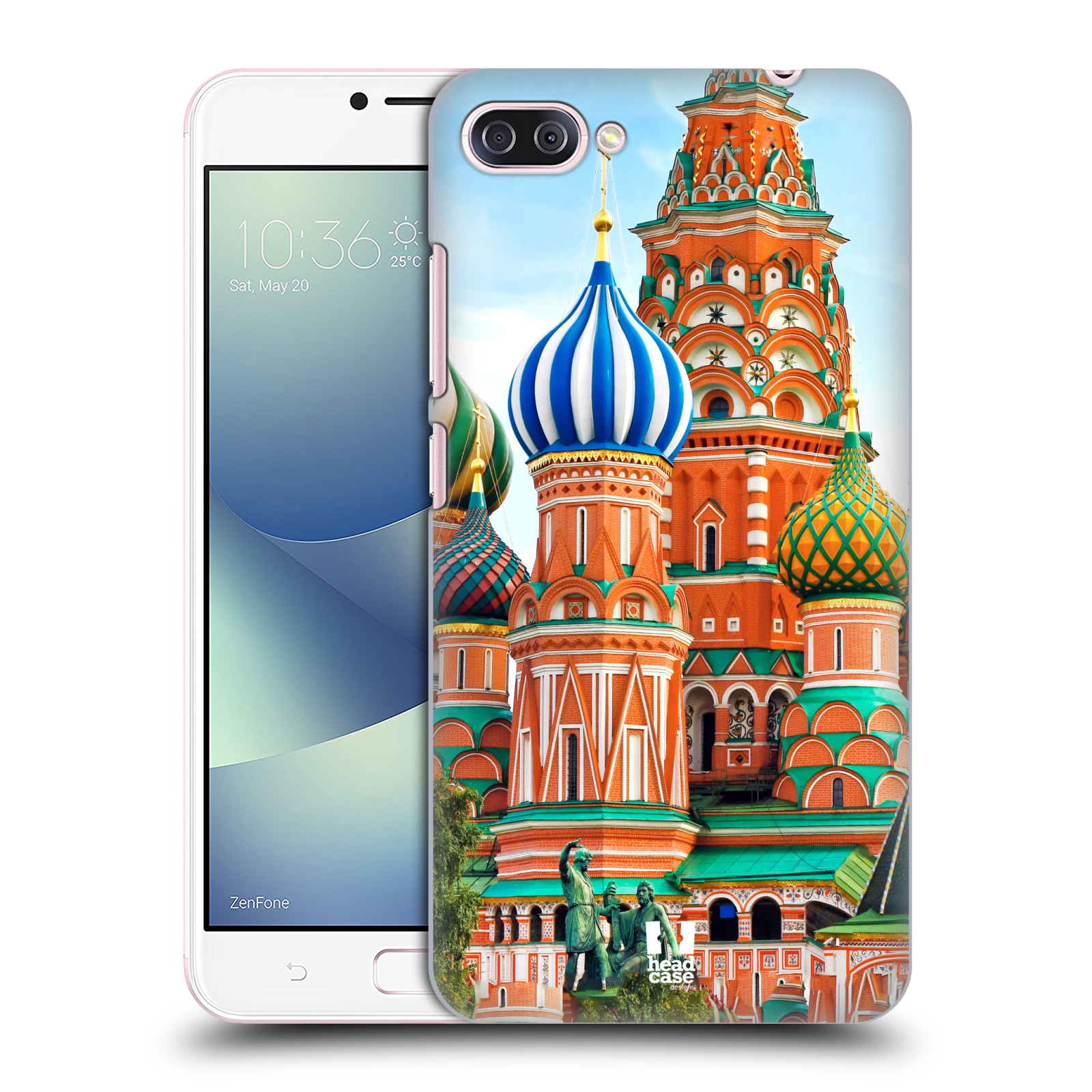 HEAD CASE plastový obal na mobil Asus Zenfone 4 MAX ZC554KL vzor Města foto náměstí RUSKO,MOSKVA, RUDÉ NÁMĚSTÍ