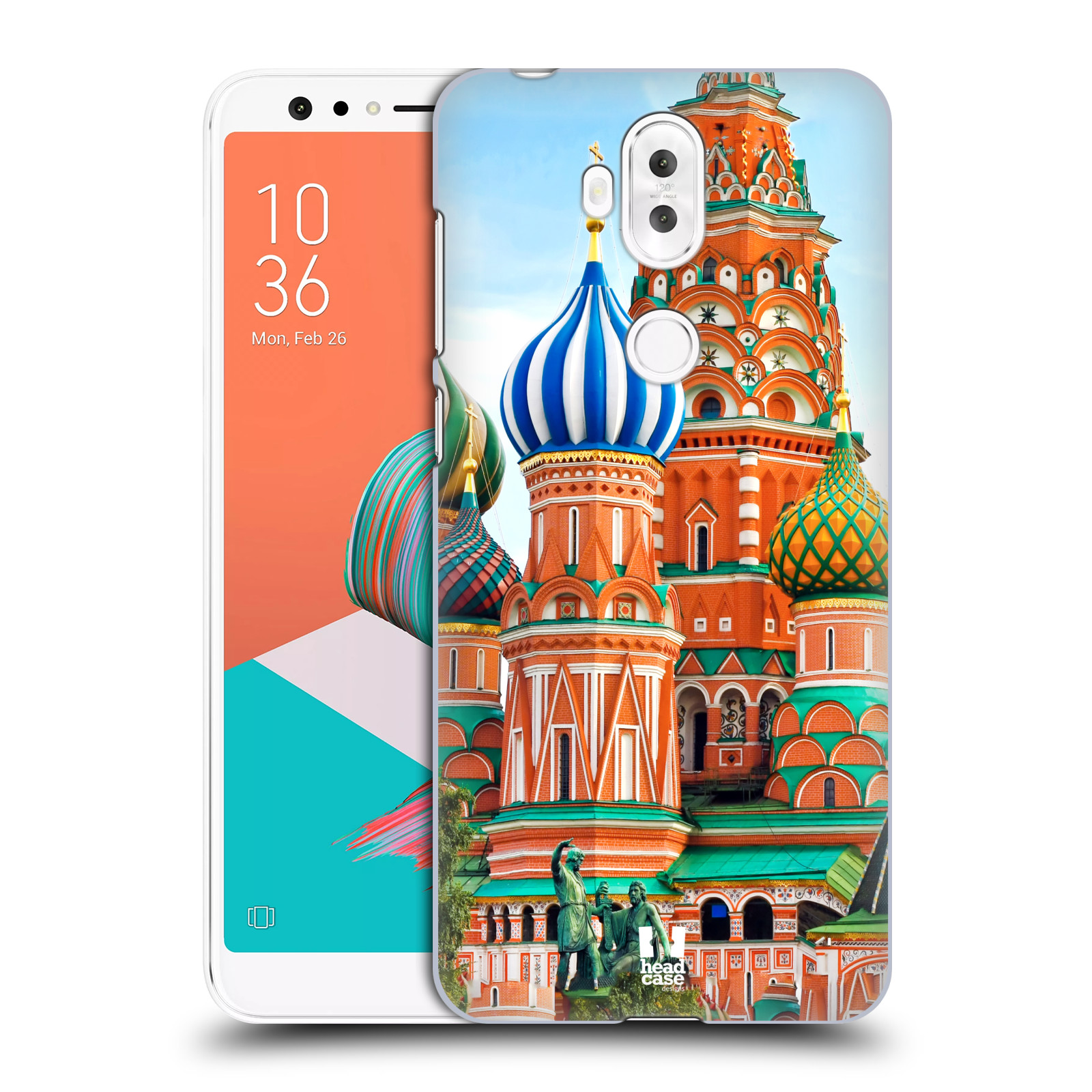 HEAD CASE plastový obal na mobil Asus Zenfone 5 LITE ZC600KL vzor Města foto náměstí RUSKO,MOSKVA, RUDÉ NÁMĚSTÍ
