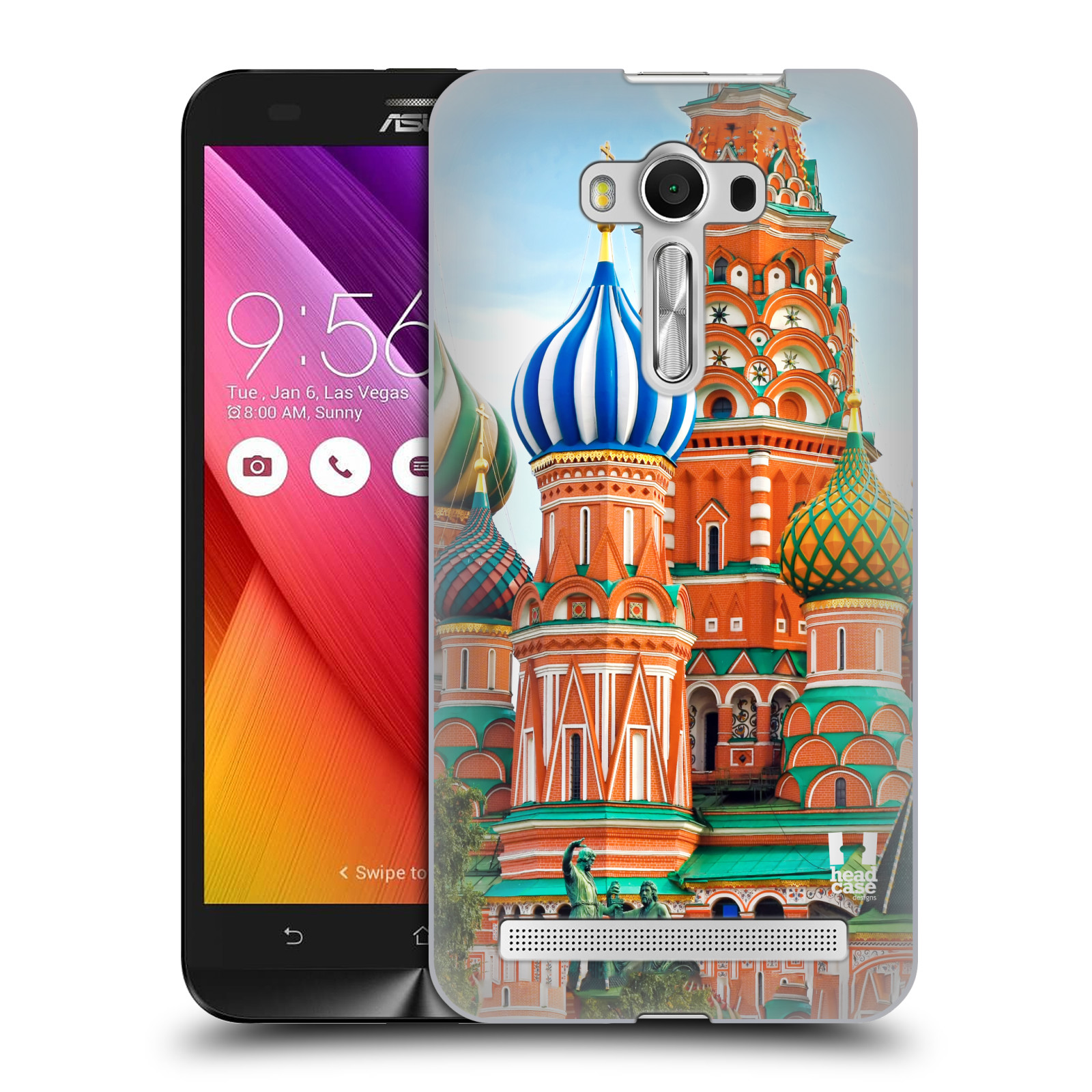 HEAD CASE plastový obal na mobil Asus Zenfone 2 LASER (5,5 displej ZE550KL) vzor Města foto náměstí RUSKO,MOSKVA, RUDÉ NÁMĚSTÍ